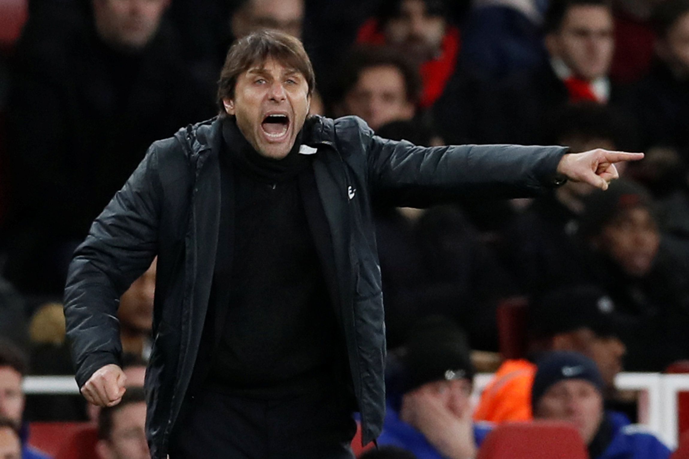 Soccer Football - Carabao Cup Semi Final Second Leg - Arsenal vs Chelsea - Emirates Stadium, London, Britain - January 24, 2018   Chelsea manager Antonio Conte    REUTERS/David Klein    EDITORIAL USE ONLY. No use with unauthorized audio, video, data, fixture lists, club/league logos or 