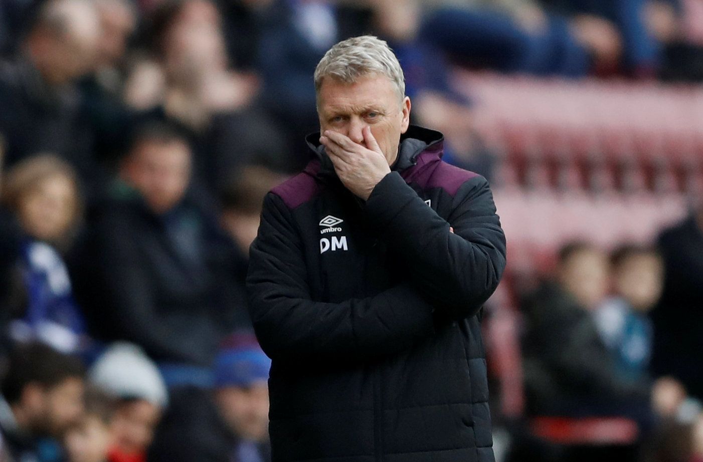 Soccer Football - FA Cup Fourth Round - Wigan Athletic vs West Ham United - DW Stadium, Wigan, Britain - January 27, 2018   West Ham United manager David Moyes          Action Images via Reuters/Carl Recine