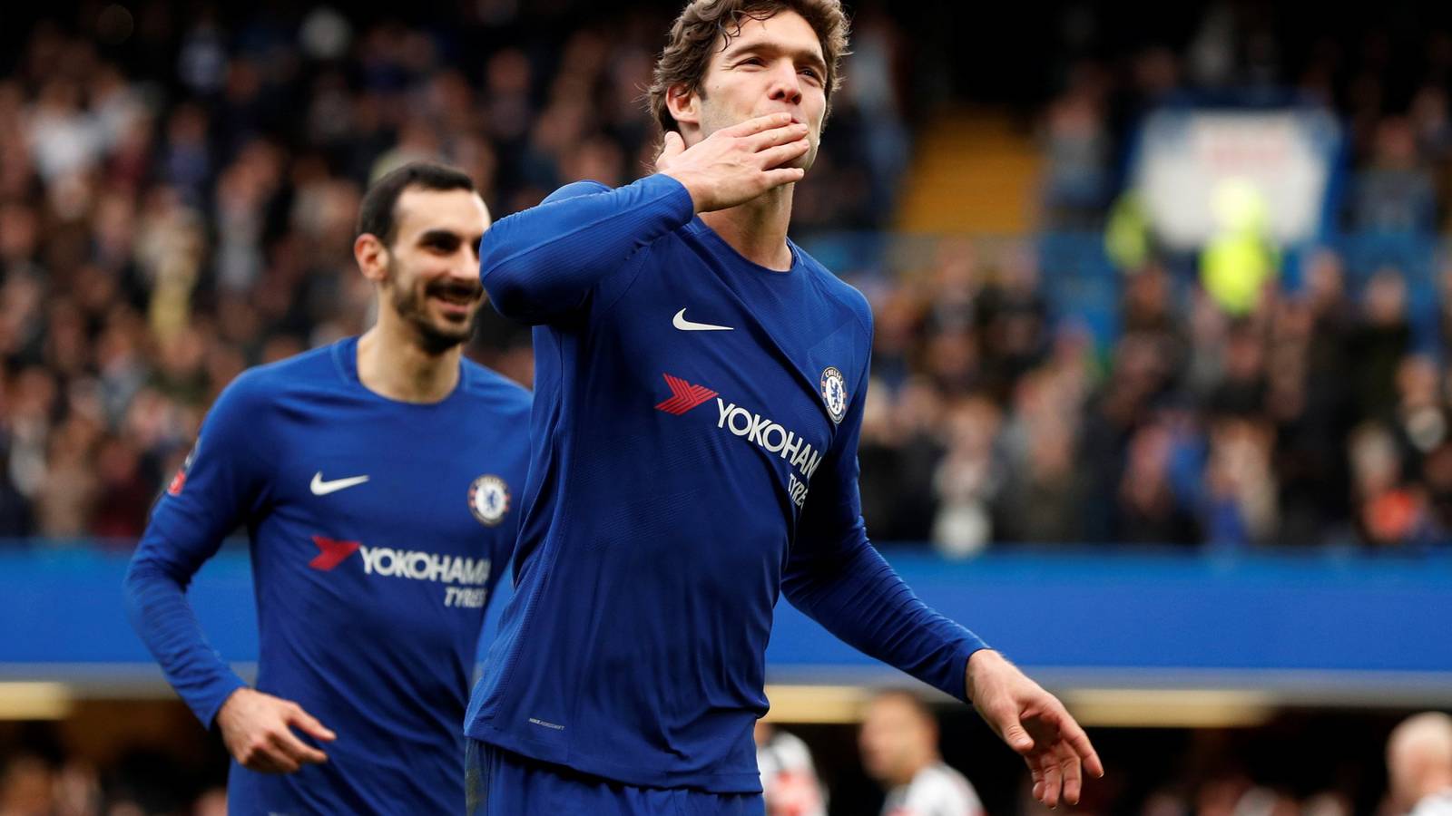 Chelsea fans delighted with Marcos Alonso after supreme cup performance