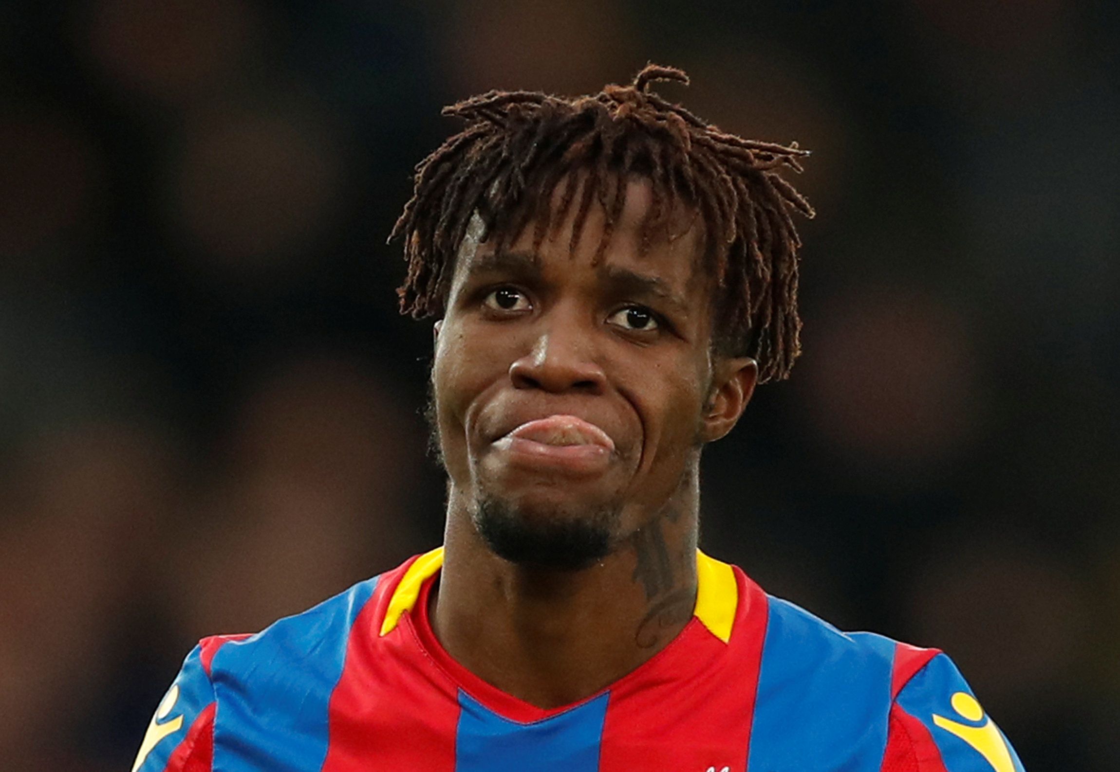 Soccer Football - Premier League - Crystal Palace vs Newcastle United - Selhurst Park, London, Britain - February 4, 2018   Crystal Palace's Wilfried Zaha            Action Images via Reuters/Matthew Childs    EDITORIAL USE ONLY. No use with unauthorized audio, video, data, fixture lists, club/league logos or "live" services. Online in-match use limited to 75 images, no video emulation. No use in betting, games or single club/league/player publications.  Please contact your account representativ