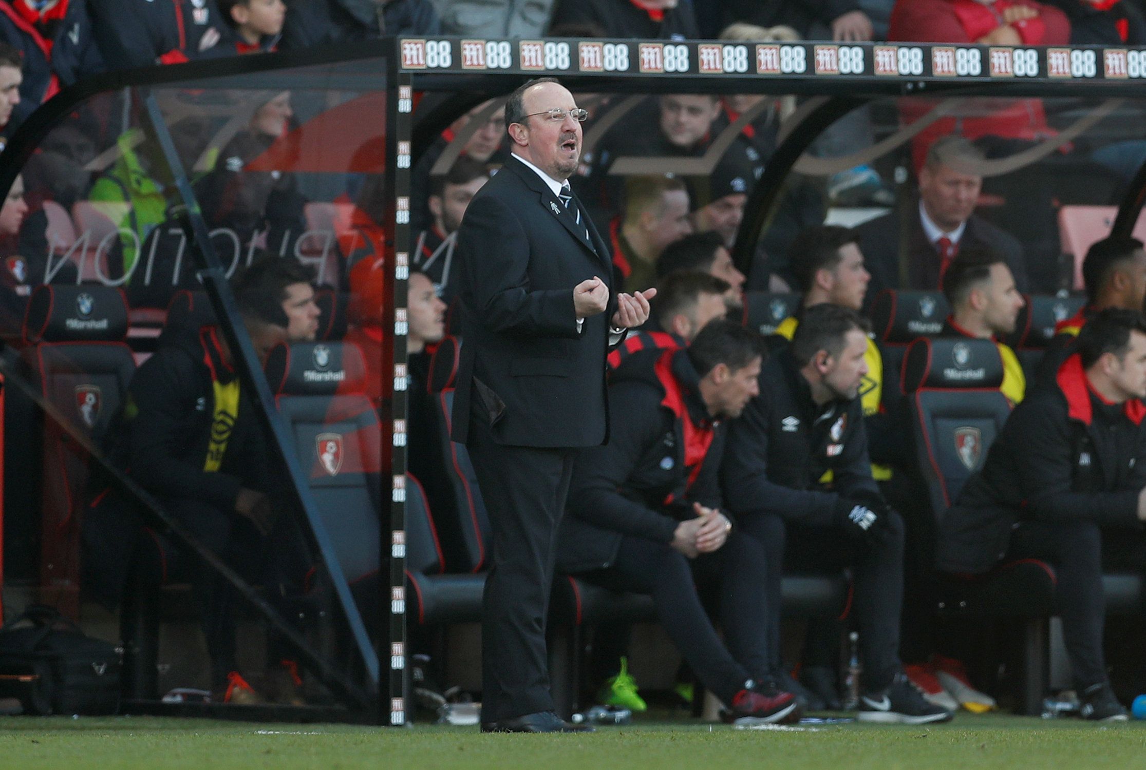 Soccer Football - Premier League - AFC Bournemouth vs Newcastle United - Vitality Stadium, Bournemouth, Britain - February 24, 2018   Newcastle United manager Rafael Benitez          Action Images via Reuters/Matthew Childs    EDITORIAL USE ONLY. No use with unauthorized audio, video, data, fixture lists, club/league logos or 