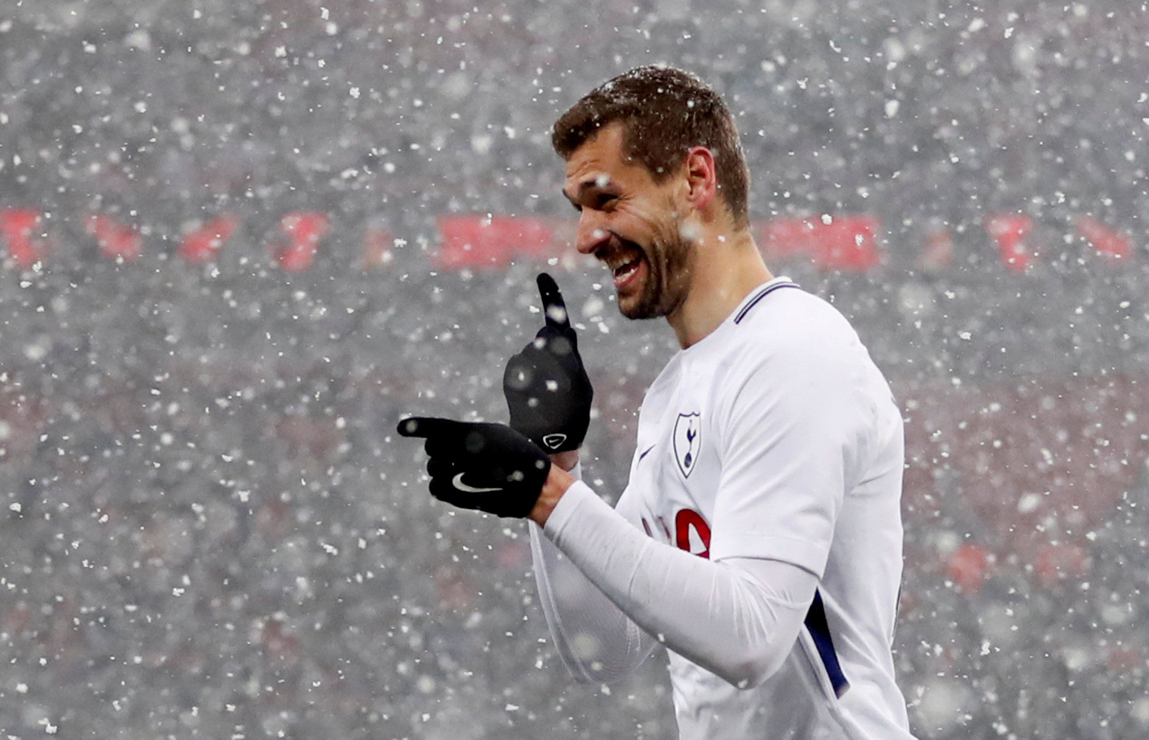 Soccer Football - FA Cup Fifth Round Replay - Tottenham Hotspur vs Rochdale - Wembley Stadium, London, Britain - February 28, 2018   Tottenham’s Fernando Llorente celebrates after scoring their fourth goal to complete his hat-trick    Action Images via Reuters/Matthew Childs     TPX IMAGES OF THE DAY