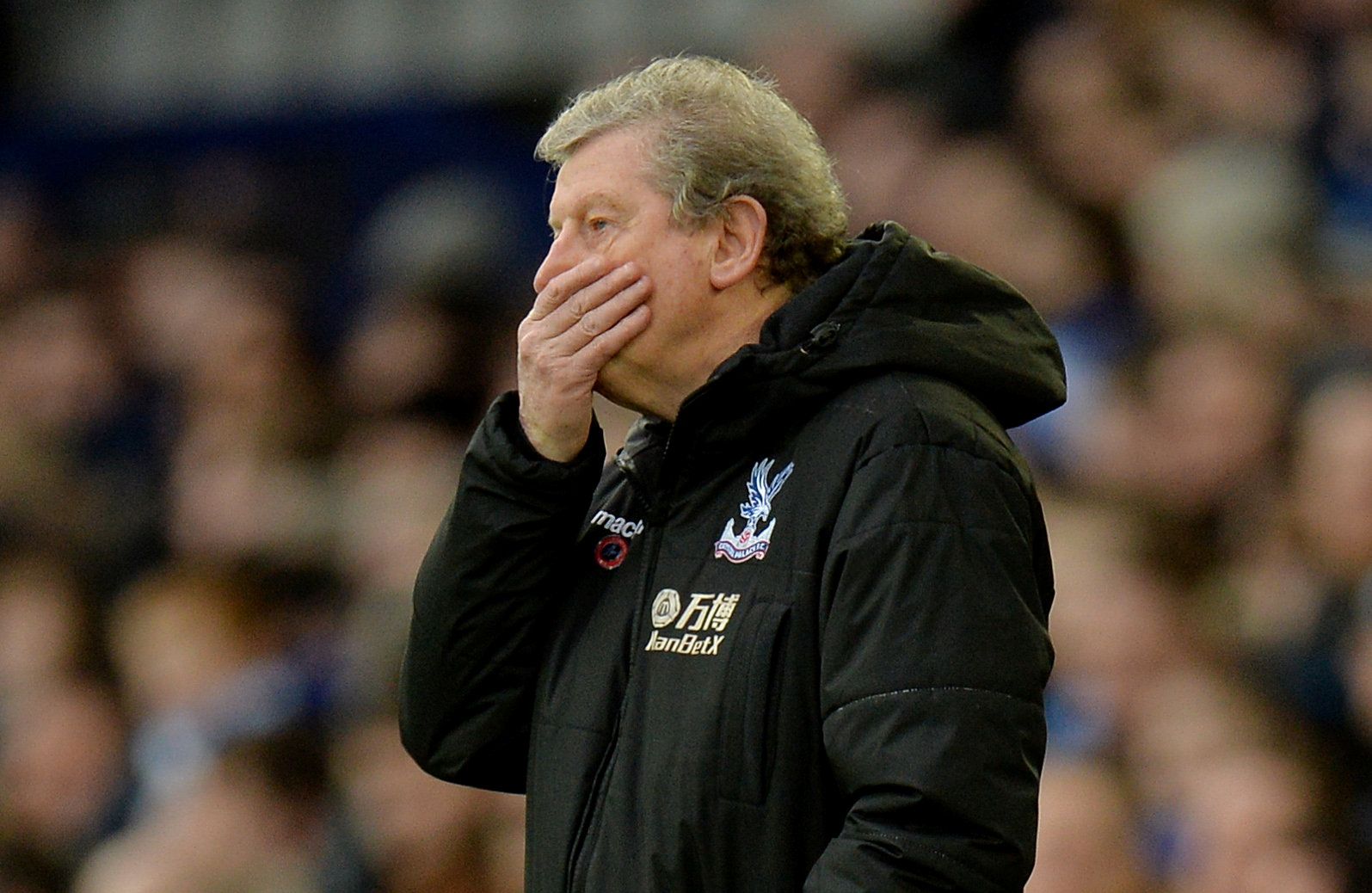 Soccer Football - Premier League - Everton vs Crystal Palace - Goodison Park, Liverpool, Britain - February 10, 2018   Crystal Palace manager Roy Hodgson   REUTERS/Peter Powell    EDITORIAL USE ONLY. No use with unauthorized audio, video, data, fixture lists, club/league logos or 