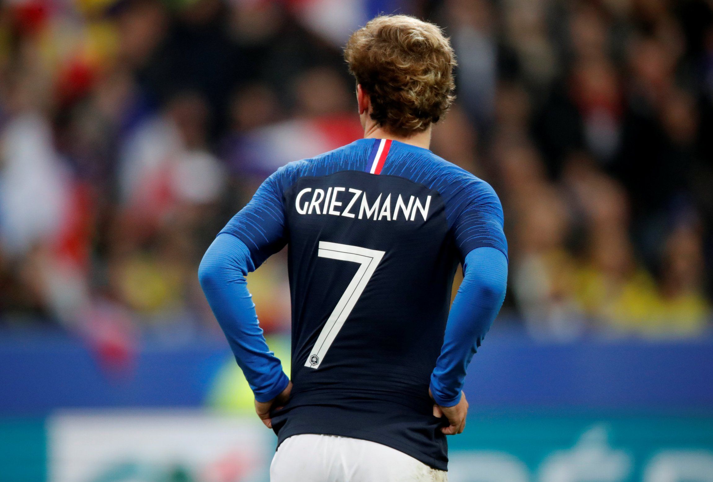 Antoine Griezmann in his France jersey