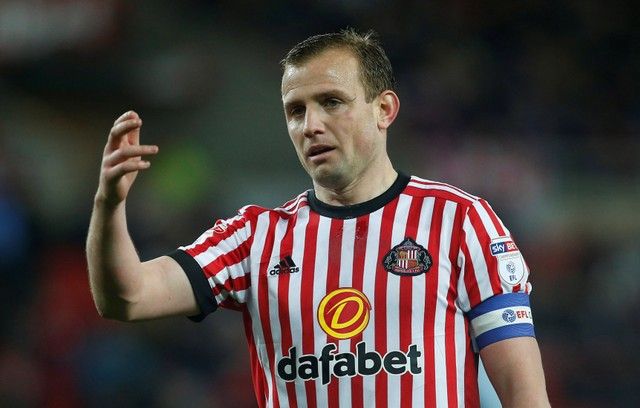 Soccer Football - Championship - Sunderland vs Aston Villa - Stadium of Light, Sunderland, Britain - March 6, 2018  Sunderland's Lee Cattermole    Action Images/Craig Brough  EDITORIAL USE ONLY. No use with unauthorized audio, video, data, fixture lists, club/league logos or 
