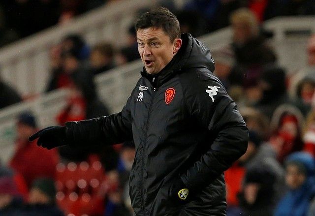 Soccer Football - Championship - Middlesbrough vs Leeds United - Riverside Stadium, Middlesbrough, Britain - March 2, 2018   Leeds United manager Paul Heckingbottom   Action Images/Craig Brough    EDITORIAL USE ONLY. No use with unauthorized audio, video, data, fixture lists, club/league logos or 