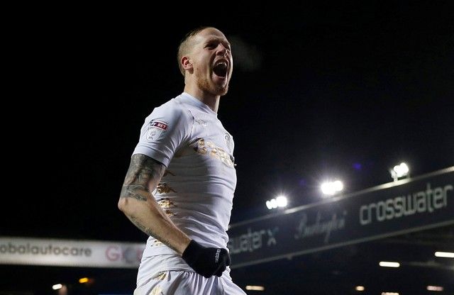 Soccer Football - Championship - Leeds United vs Norwich City - Elland Road, Leeds, Britain - December 16, 2017   Leeds United's Pontus Jansson celebrates after the game   Action Images/Ed Sykes    EDITORIAL USE ONLY. No use with unauthorized audio, video, data, fixture lists, club/league logos or 