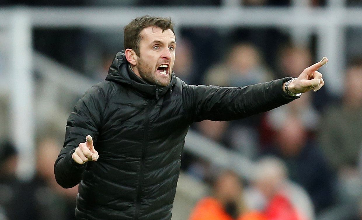 Soccer Football - FA Cup Third Round - Newcastle United vs Luton Town - St James' Park, Newcastle, Britain - January 6, 2018   Luton Town manager Nathan Jones            Action Images via Reuters/Ed Sykes