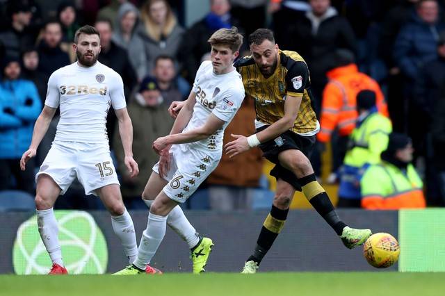 Leeds fans showing the love for debutant Tom Pearce