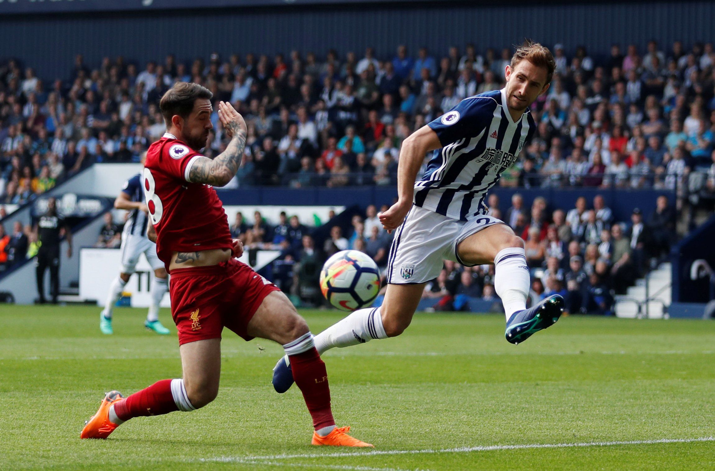 Craig Dawson in action for West Bromwich Albion