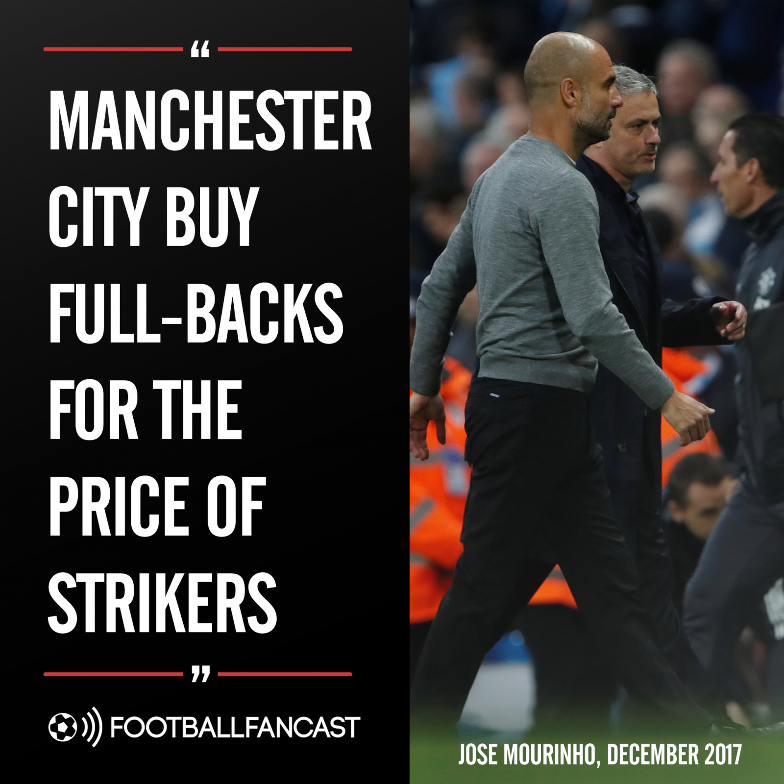 Jose Mourinho discusses Manchester City's spending