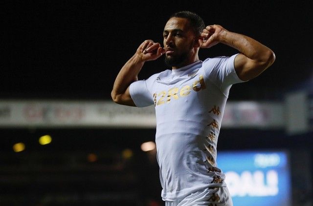 Soccer Football - Championship - Leeds United vs Bristol City - Elland Road, Leeds, Britain - February 18, 2018   Leeds United's Kemar Roofe celebrates scoring their second goal   Action Images/Jason Cairnduff    EDITORIAL USE ONLY. No use with unauthorized audio, video, data, fixture lists, club/league logos or 