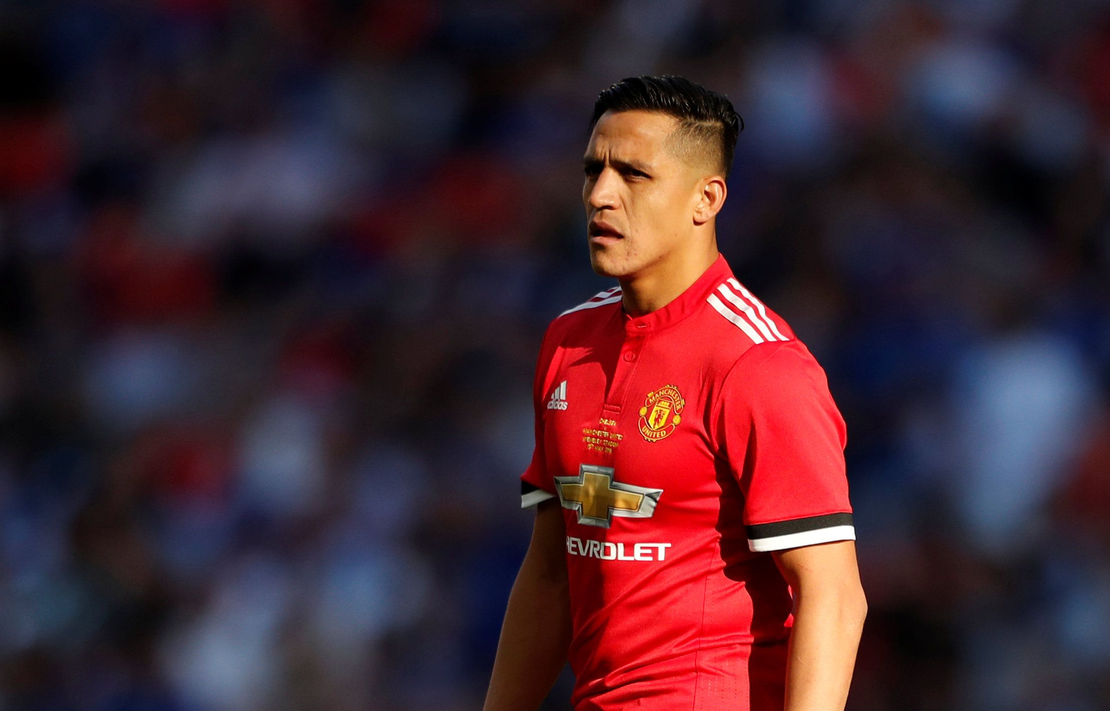 Soccer Football - FA Cup Final - Chelsea vs Manchester United - Wembley Stadium, London, Britain - May 19, 2018   Manchester United's Alexis Sanchez during the match    Action Images via Reuters/Lee Smith