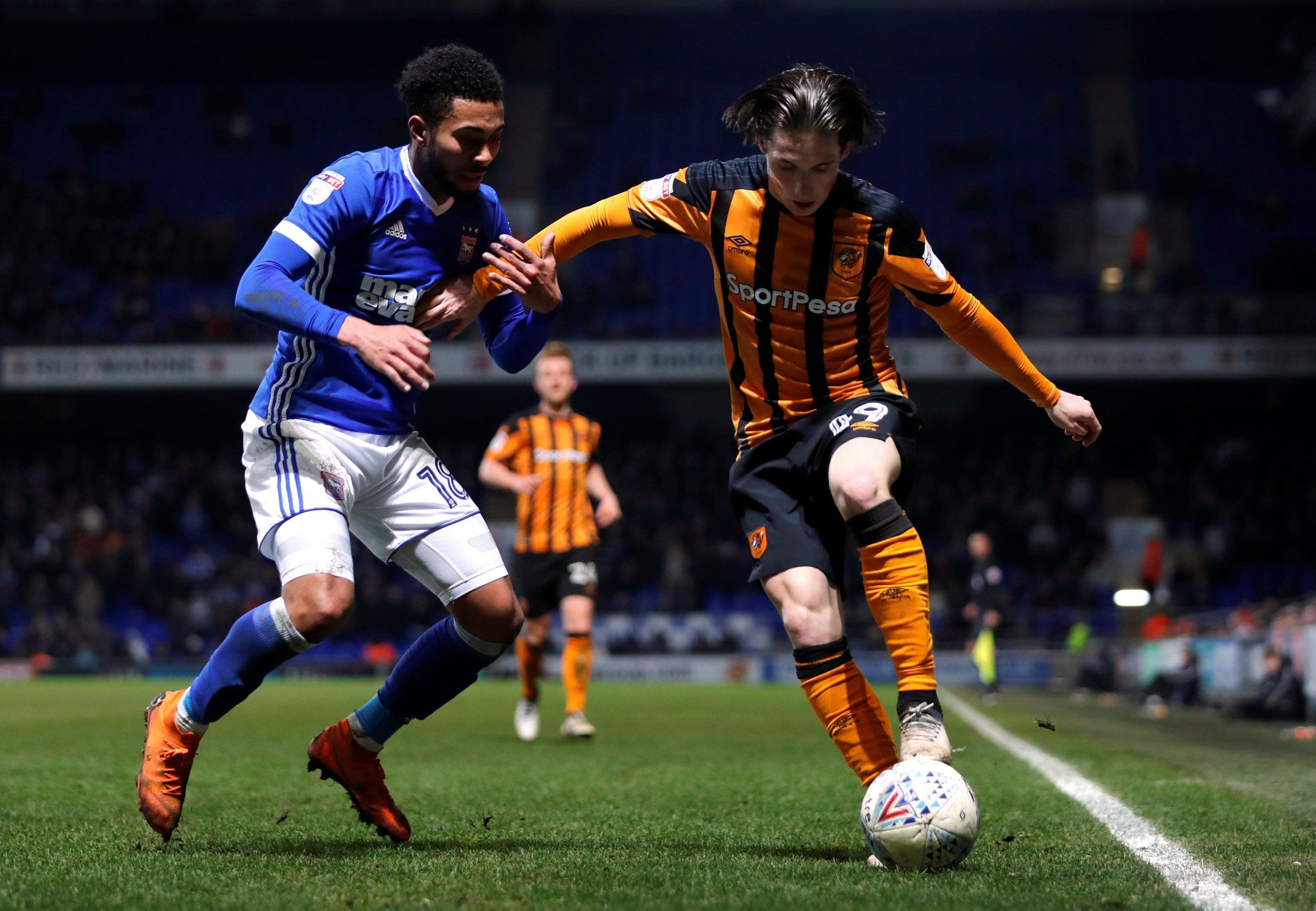 Harry Wilson in action for Hull City