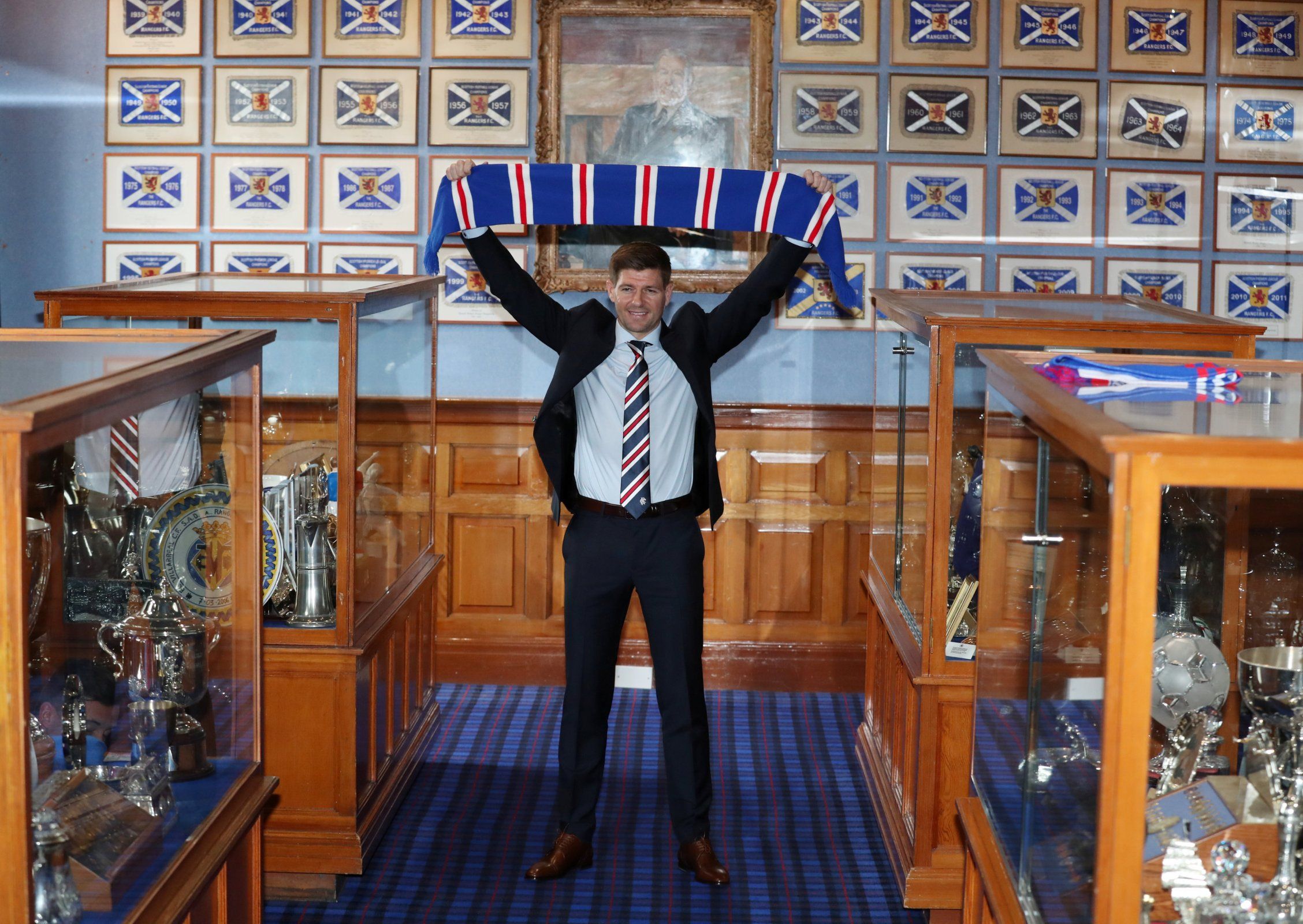 Steven Gerrard is unveiled as Rangers manager