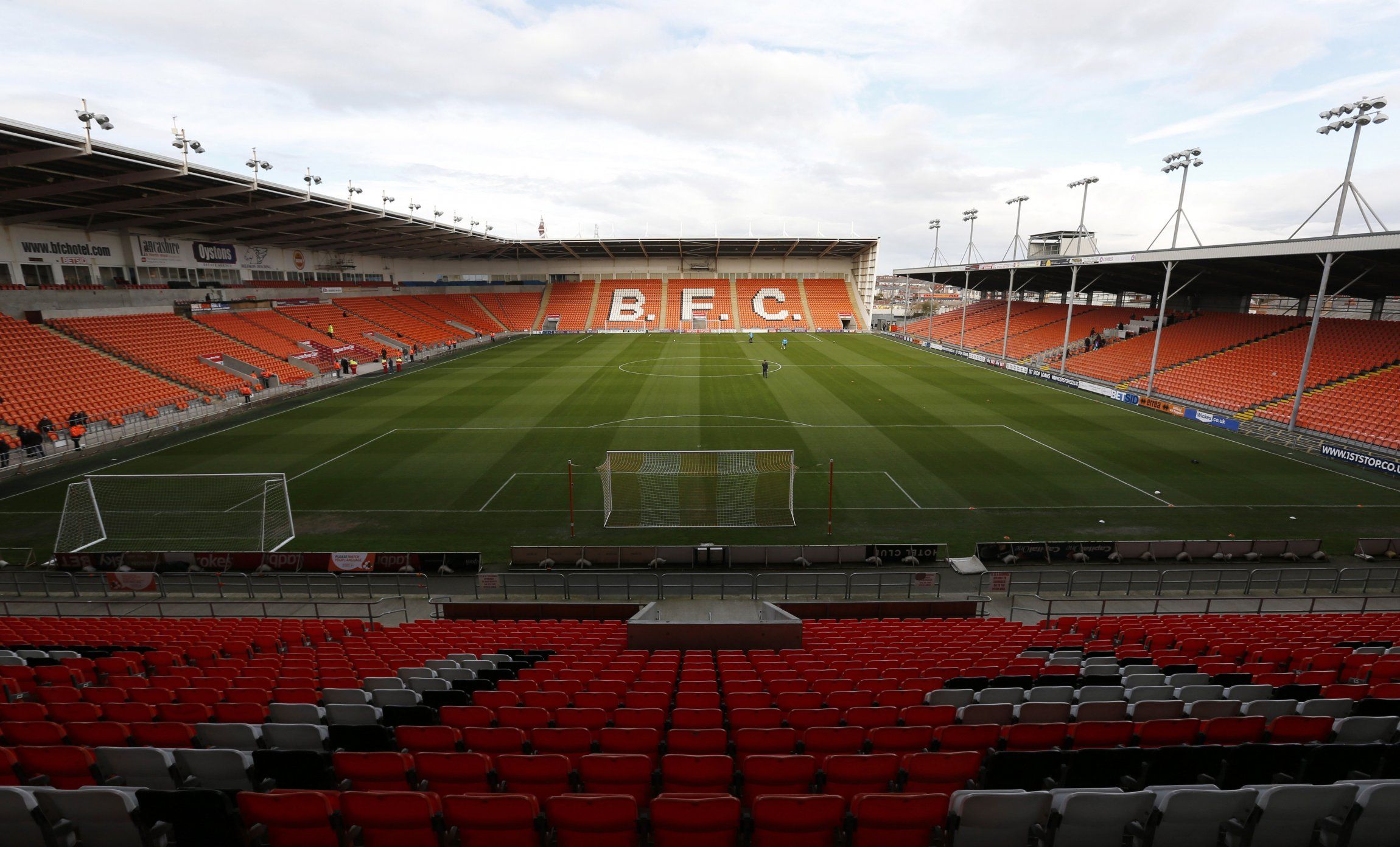 General view of Bloomfield Road