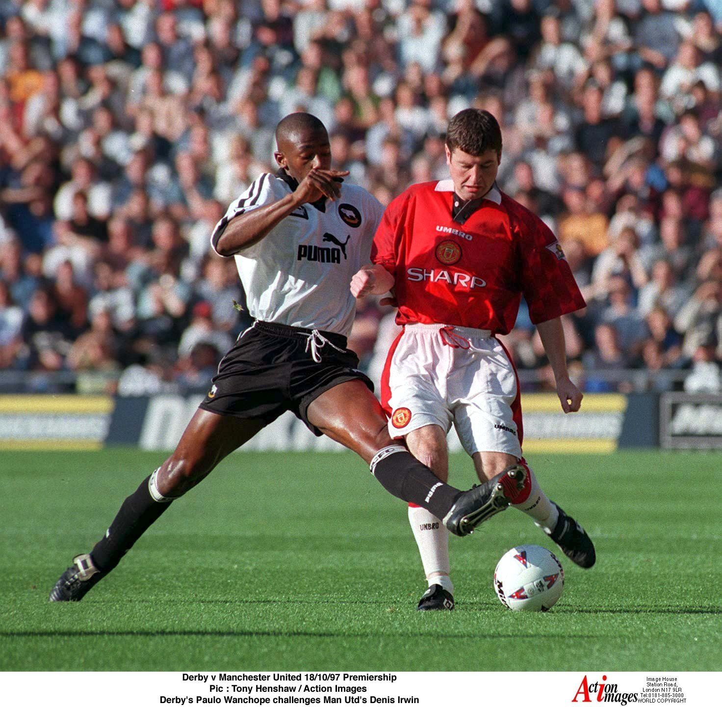 Derby County v Manchester United 18/10/97 Premiership
