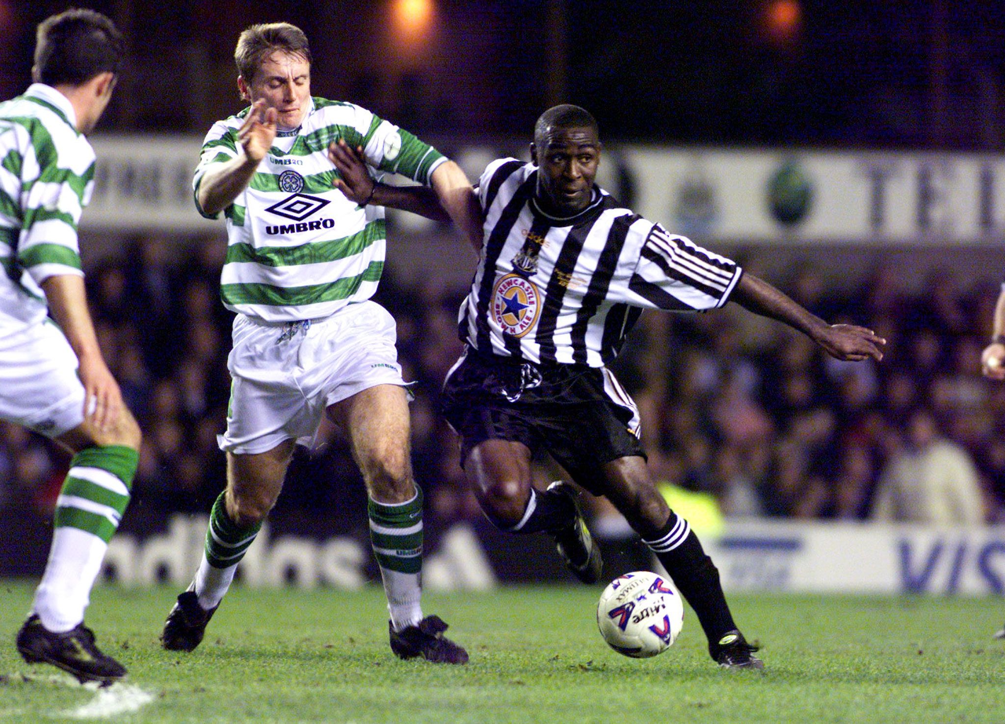 Andy Cole in action for Newcastle