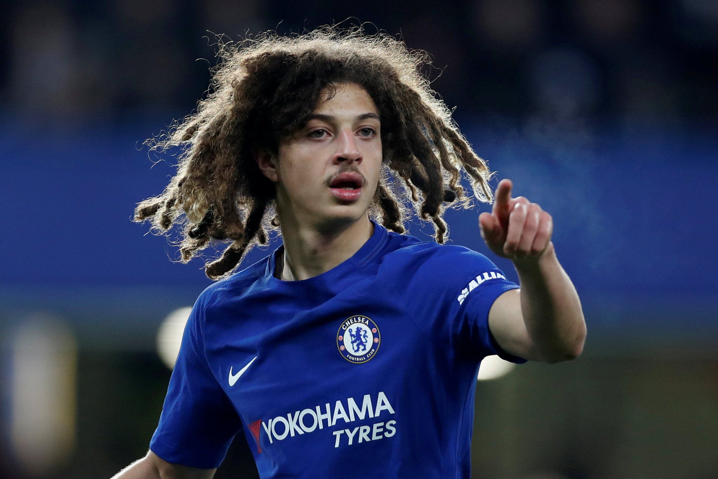 Ethan Ampadu in action against Hull City
