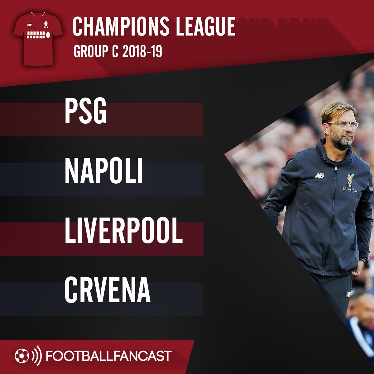 Liverpool's Champions League group