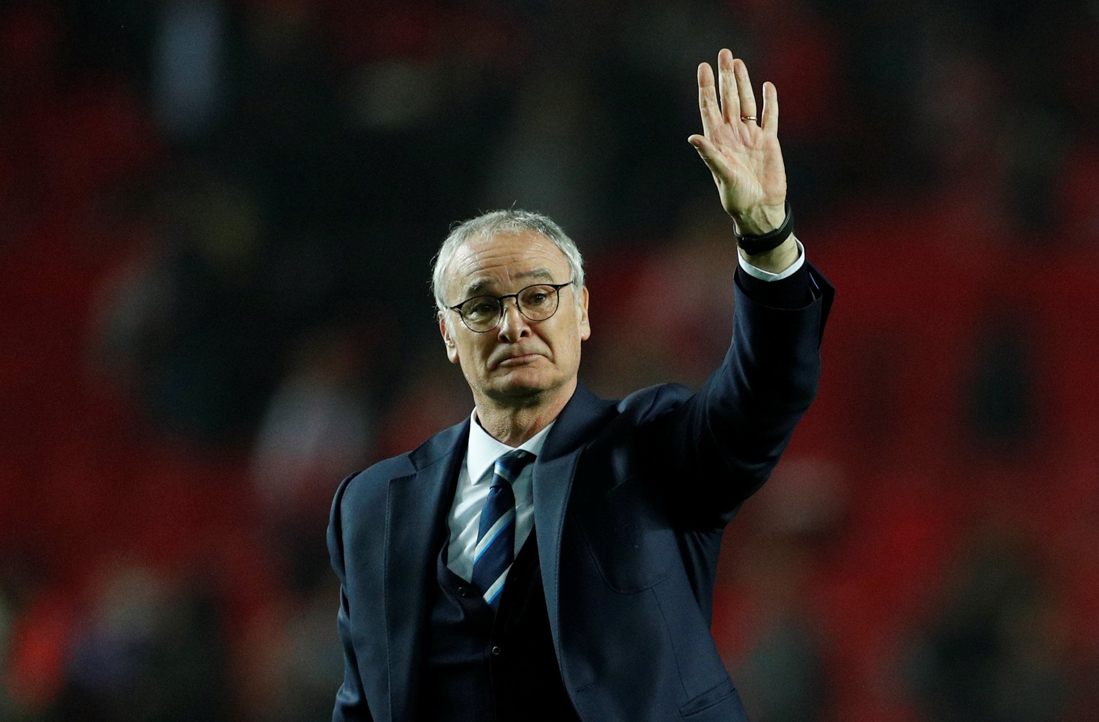 FILE PHOTO Soccer Football - Sevilla v Leicester City - UEFA Champions League Round of 16 First Leg - Ramon Sanchez Pizjuan Stadium, Seville, Spain - 22/2/17 Leicester City manager Claudio Ranieri after the match Action Images via Reuters/John Sibley Livepic/File Photo