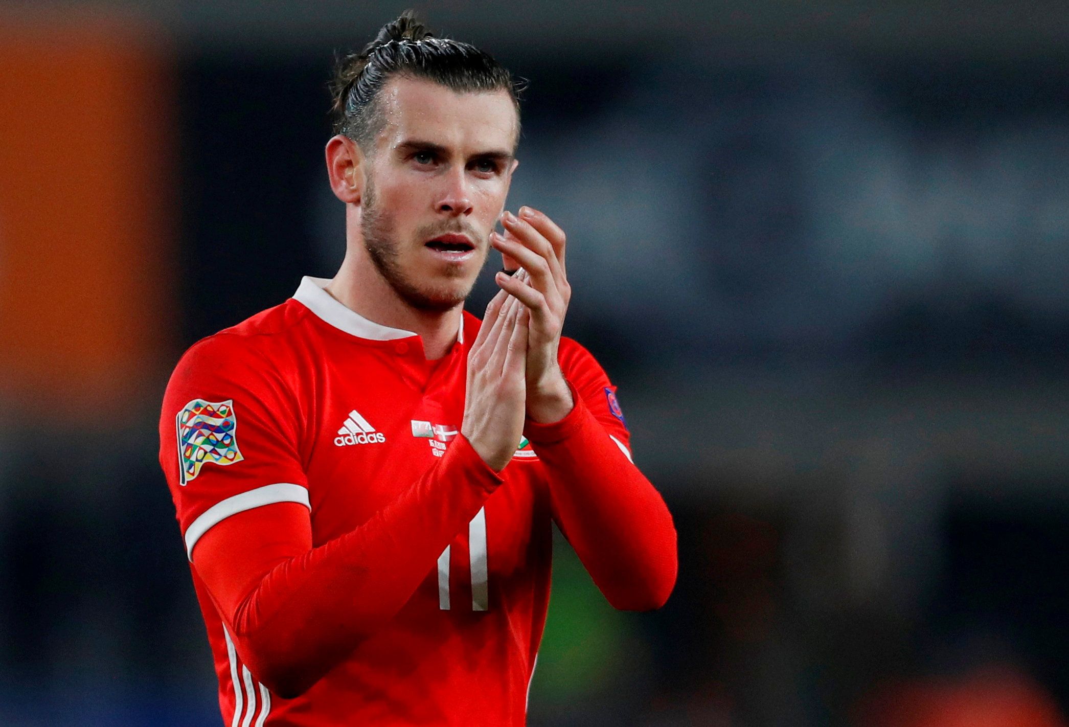 Soccer Football - UEFA Nations League - League B - Group 4 - Wales v Denmark - Cardiff City Stadium, Cardiff, Britain - November 16, 2018  Wales' Gareth Bale applauds fans after the match          Action Images via Reuters/Matthew Childs