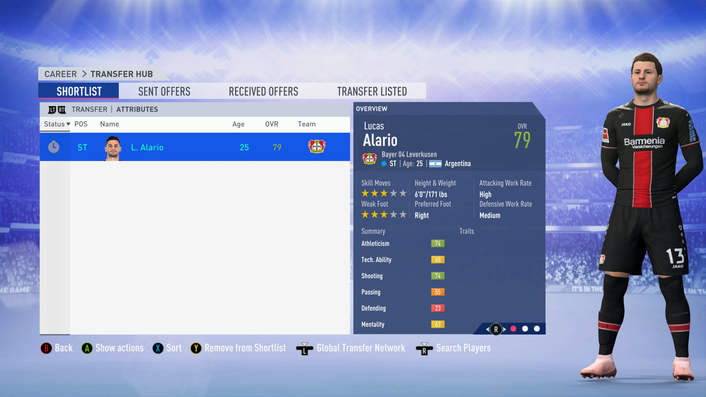 FIFA 19 Career Mode - Cardiff Alario