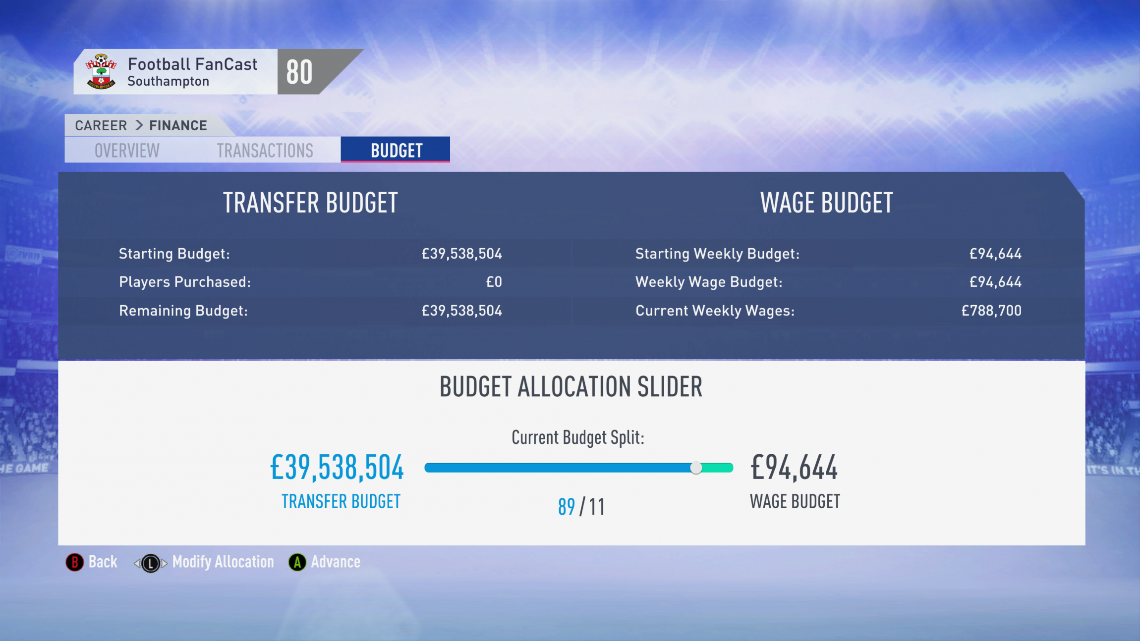 FIFA 19 Southampton Team Guide - Budget