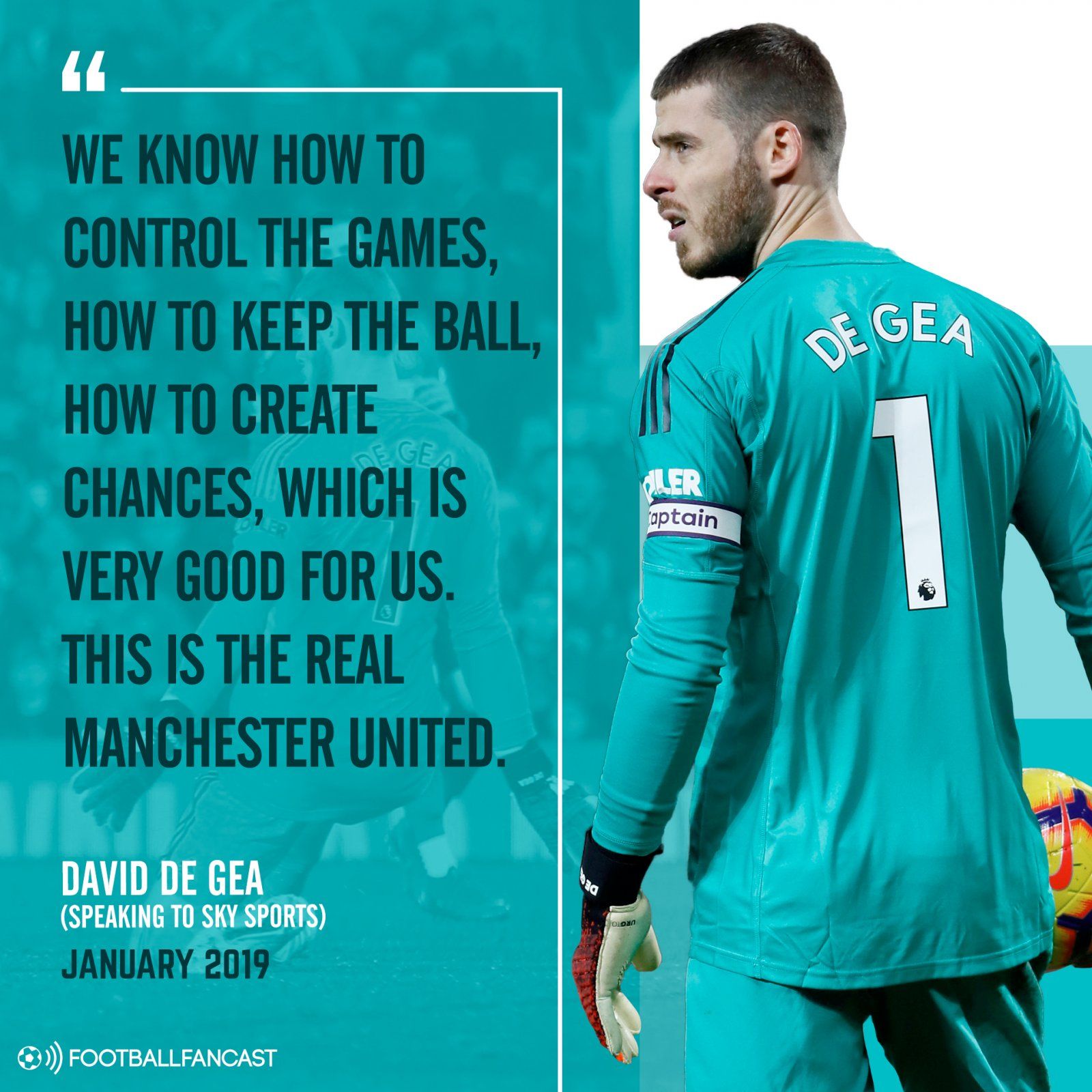 David de Gea 'real Man United' quote after Tottenham match