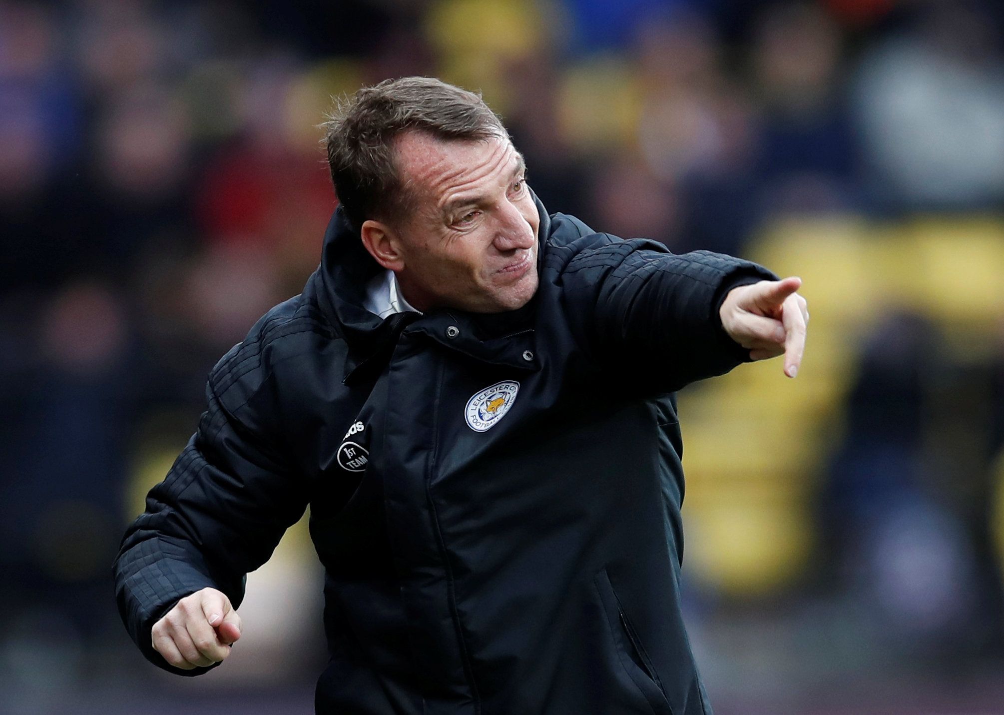 Soccer Football - Premier League - Watford v Leicester City - Vicarage Road, Watford, Britain - March 3, 2019  Leicester City manager Brendan Rodgers      REUTERS/David Klein  EDITORIAL USE ONLY. No use with unauthorized audio, video, data, fixture lists, club/league logos or 