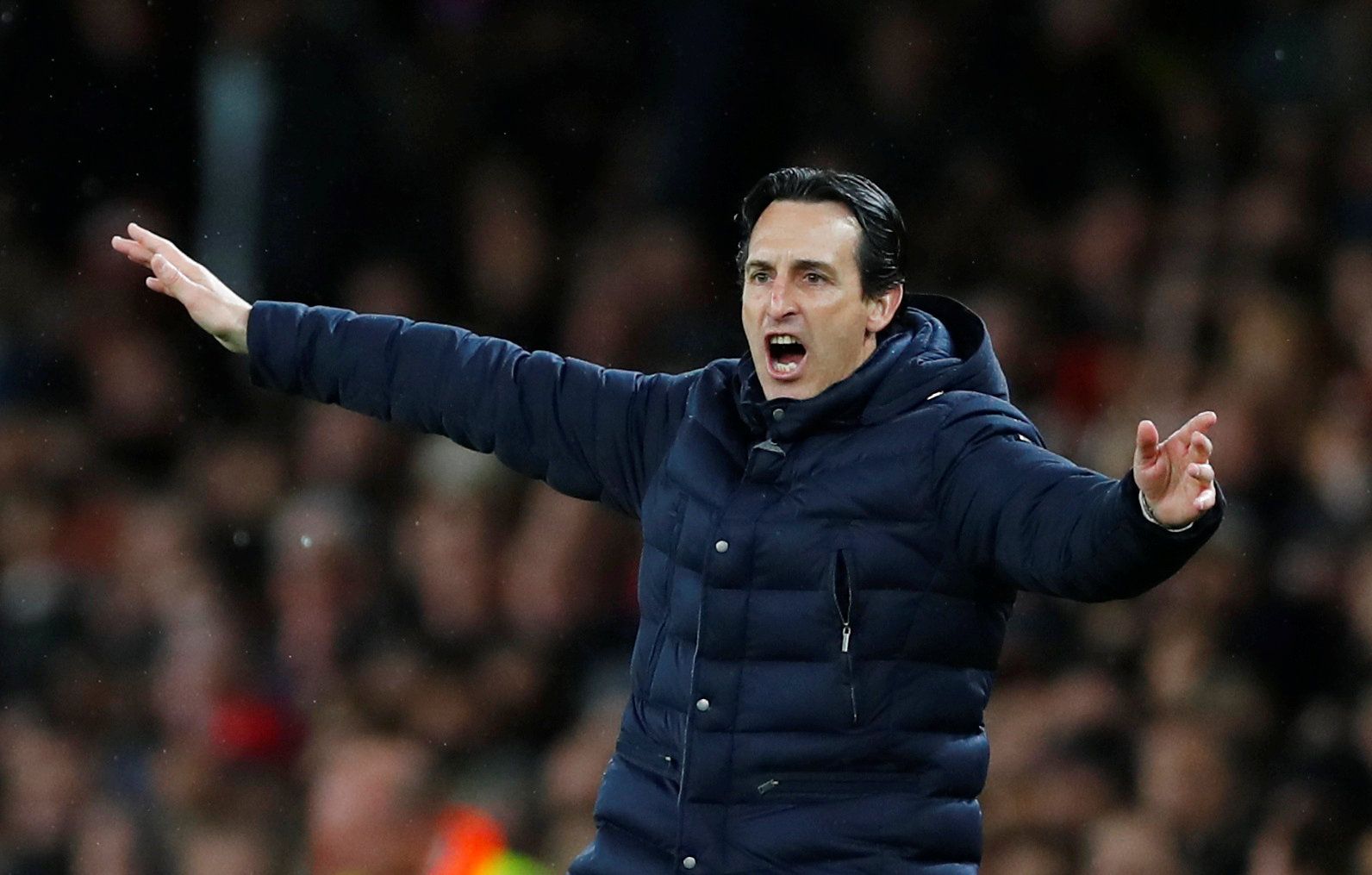 Soccer Football - Premier League - Arsenal v Manchester United - Emirates Stadium, London, Britain - March 10, 2019  Arsenal manager Unai Emery during the match                REUTERS/Eddie Keogh  EDITORIAL USE ONLY. No use with unauthorized audio, video, data, fixture lists, club/league logos or 