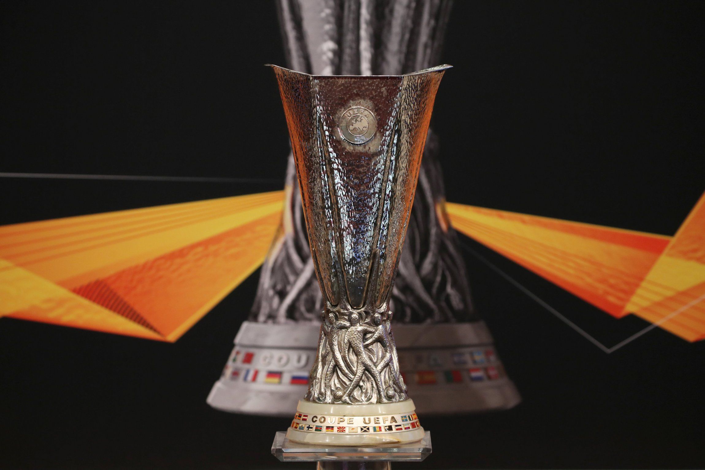 The Europa League trophy.
