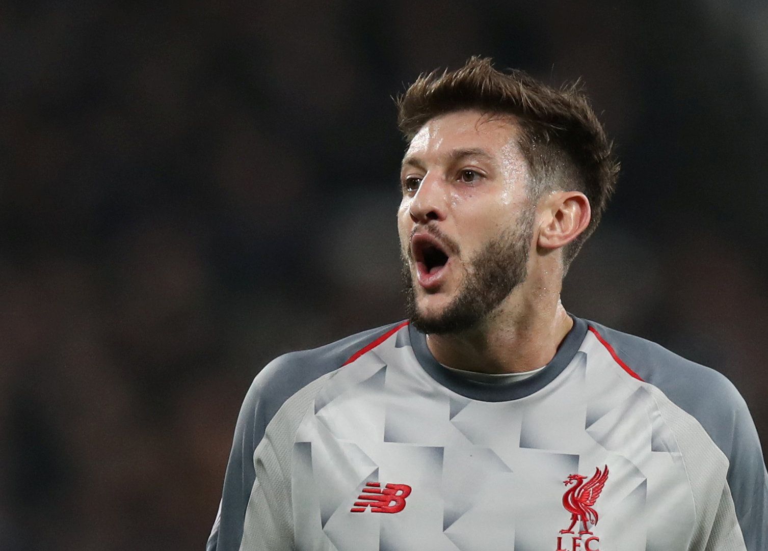 Soccer Football - Premier League - West Ham United v Liverpool - London Stadium, London, Britain - February 4, 2019  Liverpool's Adam Lallana during the match          REUTERS/David Klein  EDITORIAL USE ONLY. No use with unauthorized audio, video, data, fixture lists, club/league logos or "live" services. Online in-match use limited to 75 images, no video emulation. No use in betting, games or single club/league/player publications.  Please contact your account representative for further details