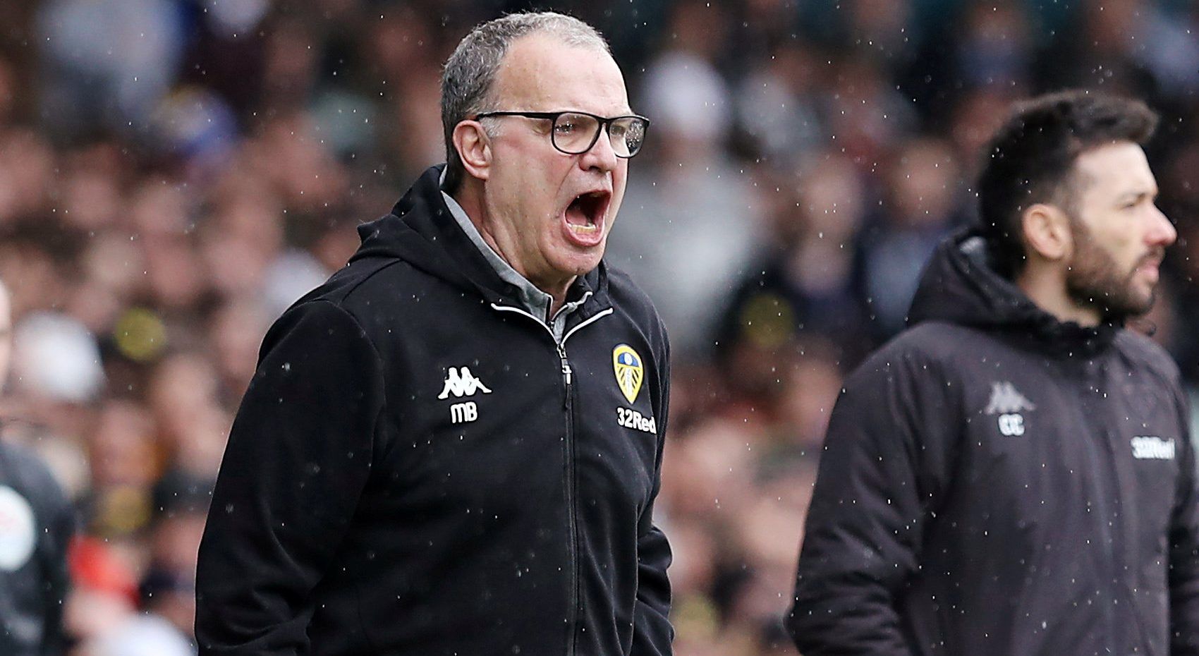 Soccer Football - Championship - Leeds United v Sheffield United - Elland Road, Leeds, Britain - March 16, 2019   Leeds United manager Marcelo Bielsa reacts   Action Images/John Clifton    EDITORIAL USE ONLY. No use with unauthorized audio, video, data, fixture lists, club/league logos or 