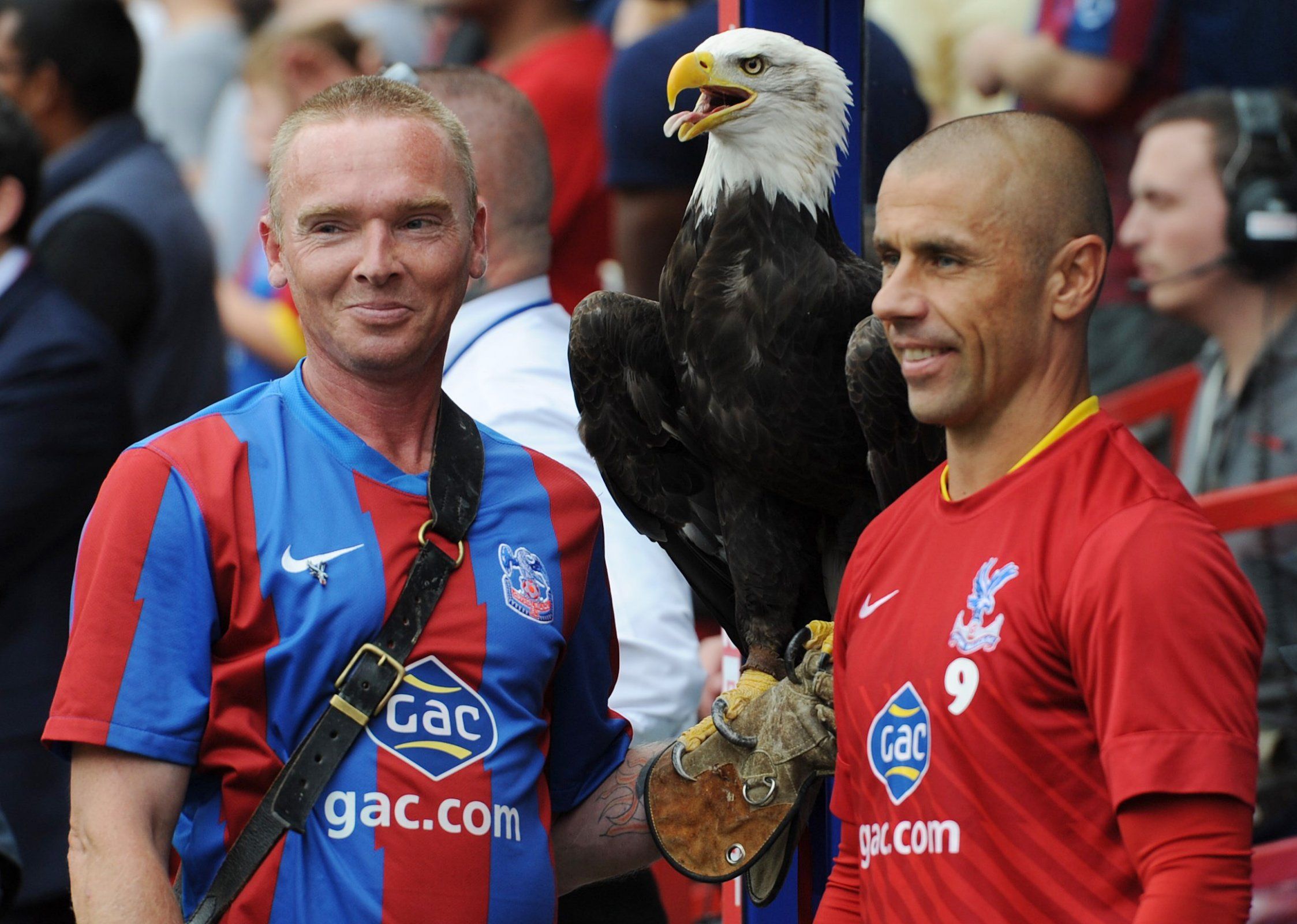 Phillips with Palace eagle