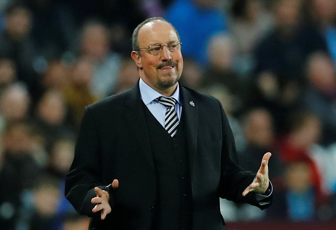 Soccer Football - Premier League - West Ham United v Newcastle United - London Stadium, London, Britain - March 2, 2019  Newcastle United manager Rafael Benitez reacts  REUTERS/Eddie Keogh  EDITORIAL USE ONLY. No use with unauthorized audio, video, data, fixture lists, club/league logos or 