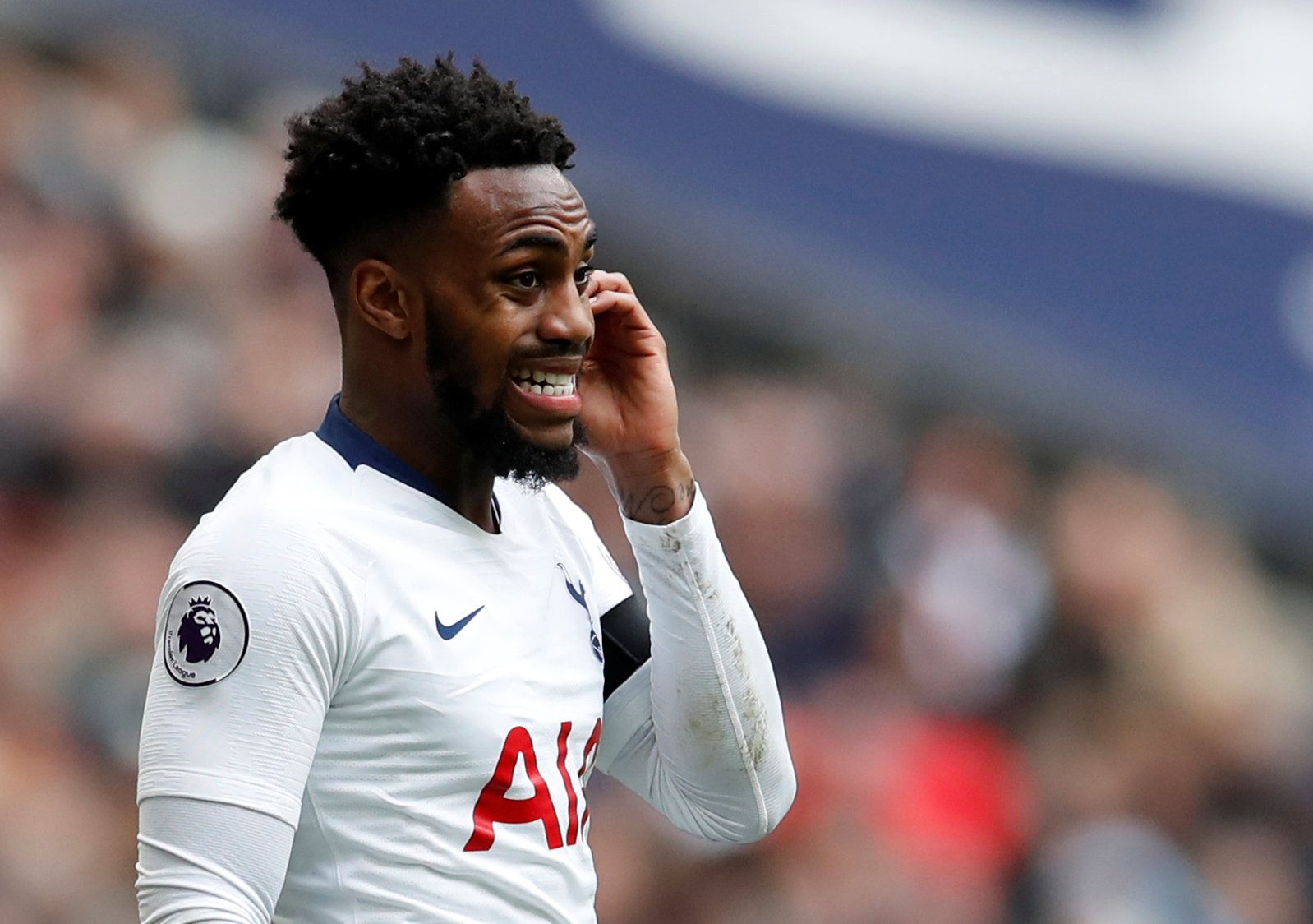 Soccer Football - Premier League - Tottenham Hotspur v Leicester City - Wembley Stadium, London, Britain - February 10, 2019  Tottenham's Danny Rose   REUTERS/David Klein  EDITORIAL USE ONLY. No use with unauthorized audio, video, data, fixture lists, club/league logos or 