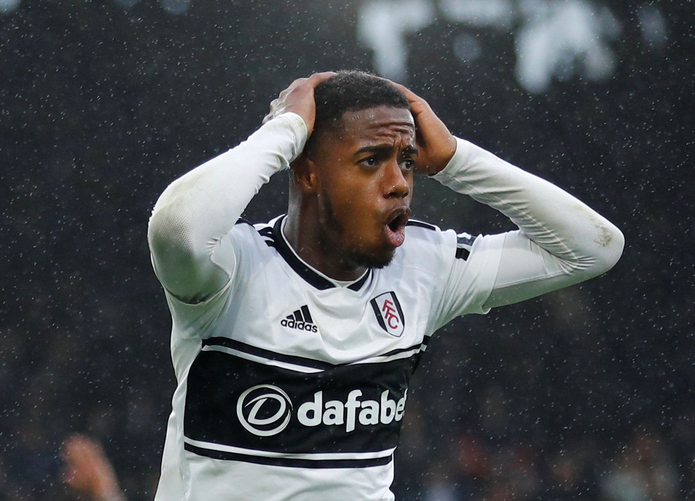 Soccer Football - Premier League - Fulham v Chelsea - Craven Cottage, London, Britain - March 3, 2019  Fulham's Ryan Sessegnon reacts after scoring a disallowed goal                      REUTERS/Eddie Keogh  EDITORIAL USE ONLY. No use with unauthorized audio, video, data, fixture lists, club/league logos or "live" services. Online in-match use limited to 75 images, no video emulation. No use in betting, games or single club/league/player publications.  Please contact your account representative 