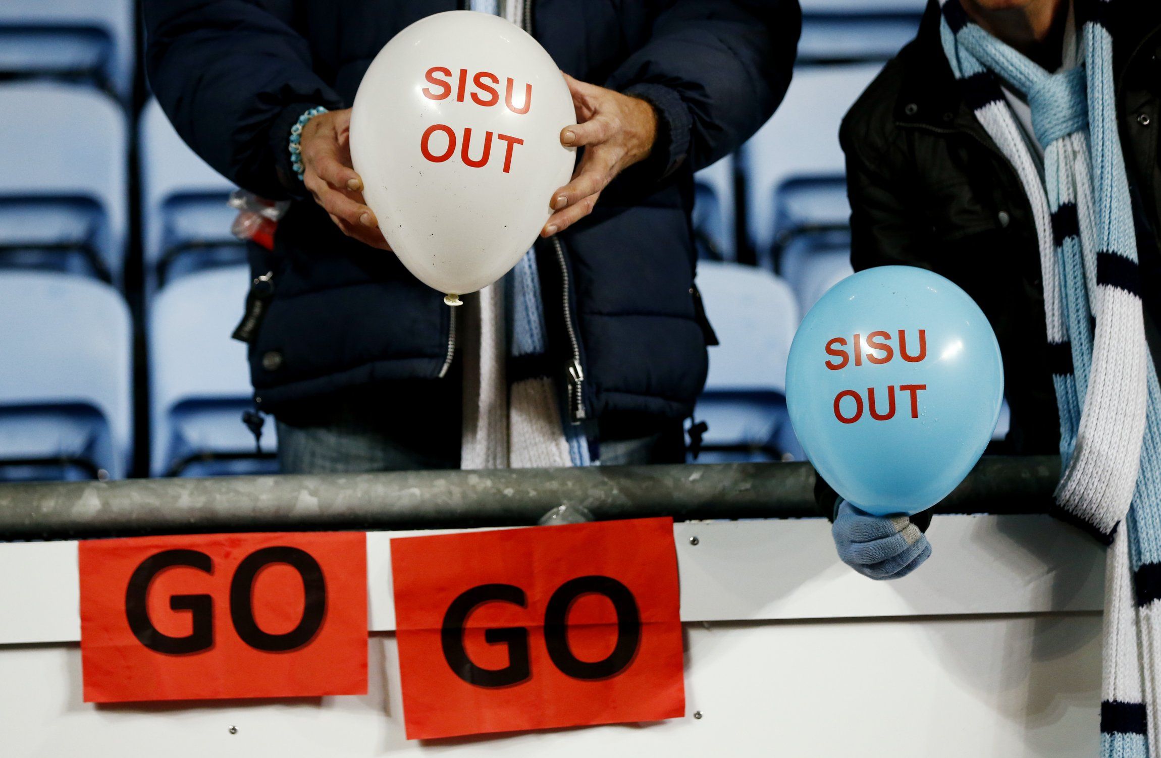 SISU out Coventry signs