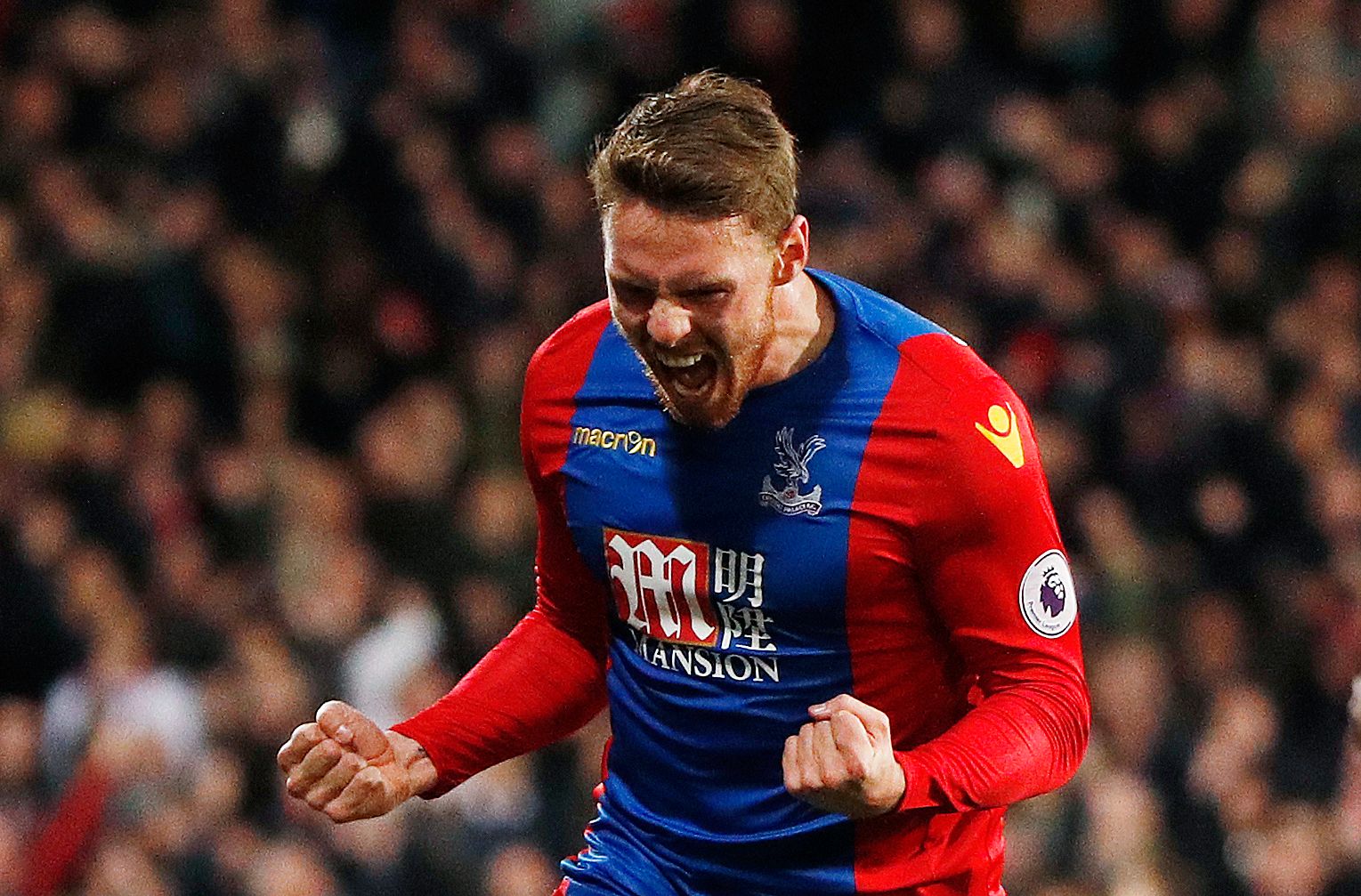 Britain Football Soccer - Crystal Palace v Manchester City - Premier League - Selhurst Park - 19/11/16 Crystal Palace's Connor Wickham celebrates scoring their first goal  Action Images via Reuters / John Sibley Livepic EDITORIAL USE ONLY. No use with unauthorized audio, video, data, fixture lists, club/league logos or 