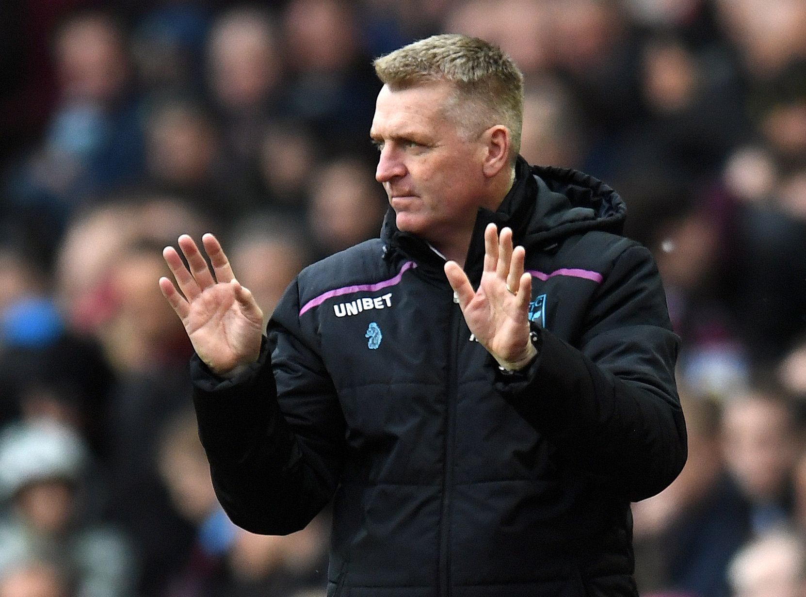Soccer Football - Championship - Aston Villa v Middlesbrough - Villa Park, Birmingham, Britain - March 16, 2019   Aston Villa manager Dean Smith    Action Images/Alan Walter    EDITORIAL USE ONLY. No use with unauthorized audio, video, data, fixture lists, club/league logos or 