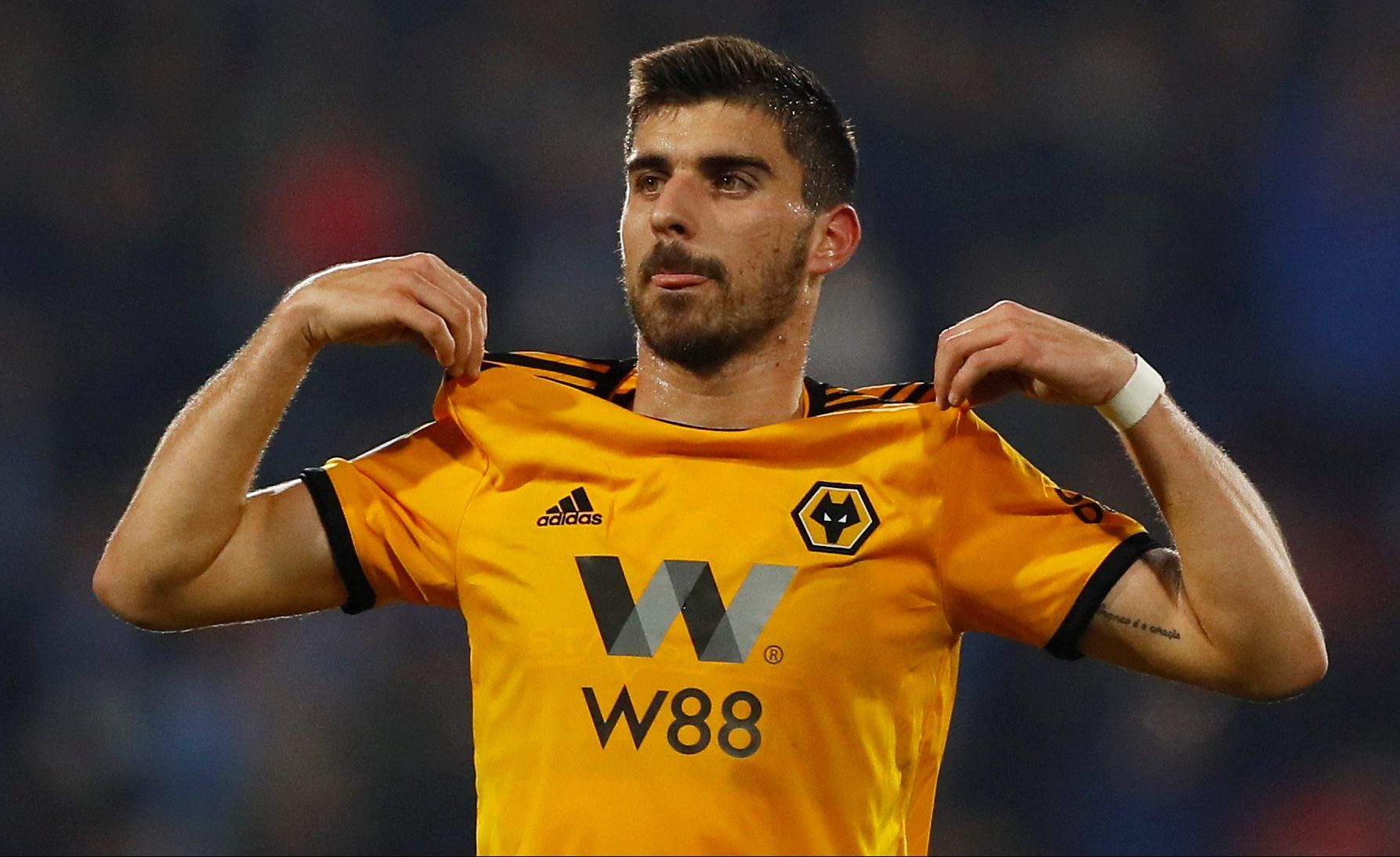 Neves in action for Wolves.