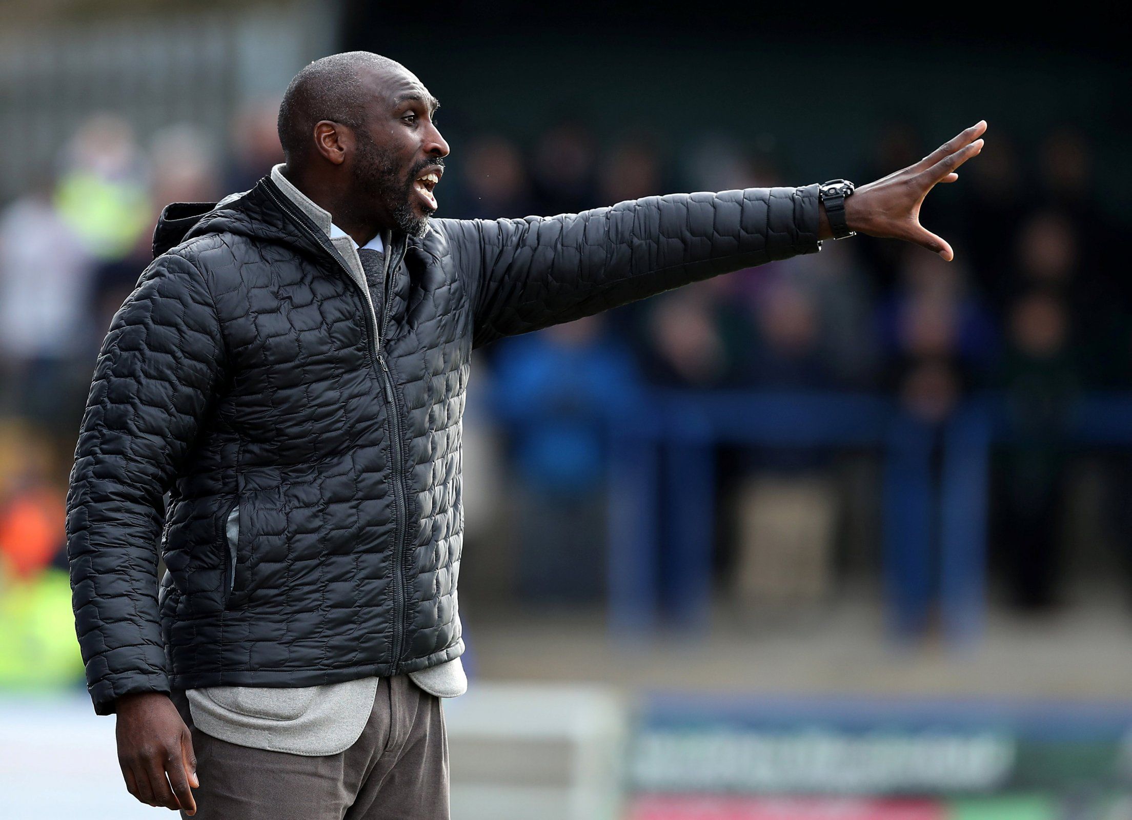 Sol Campbell in charge of Macclesfield