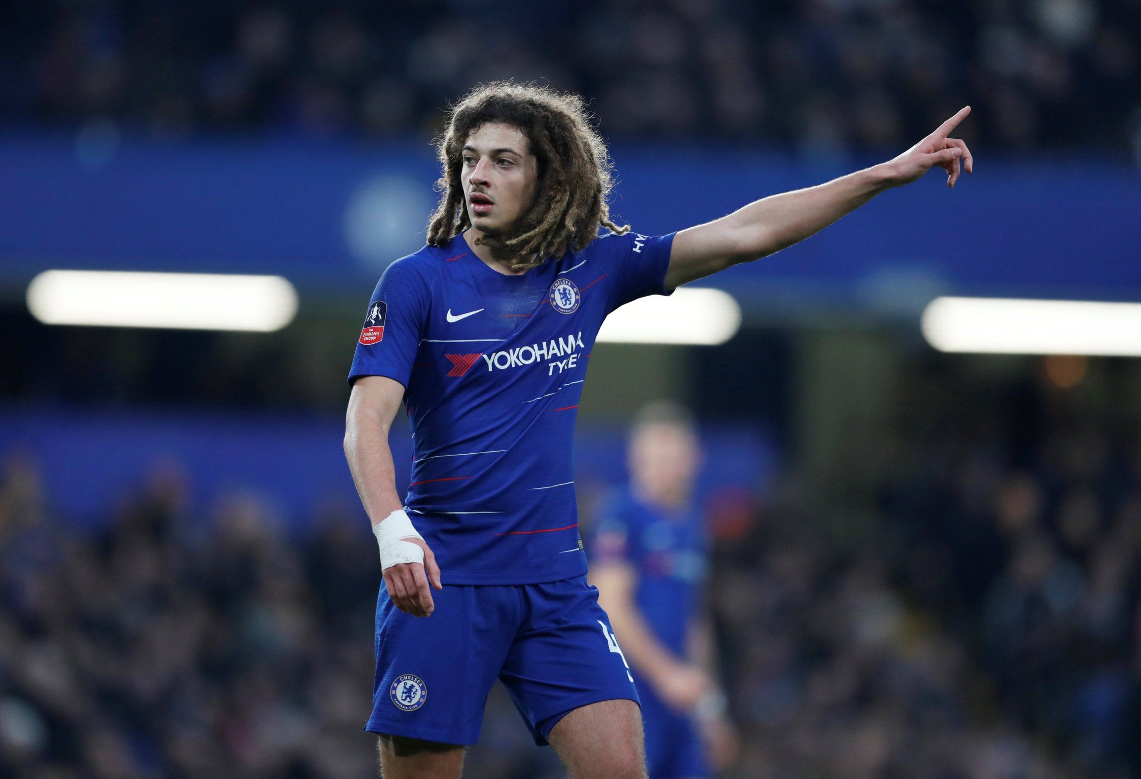 Ethan Ampadu in action for Chelsea