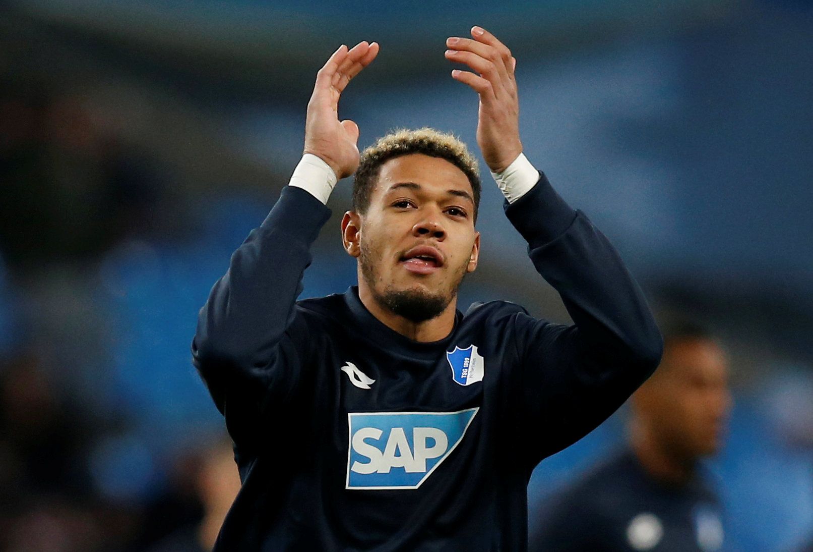Soccer Football - Champions League - Group Stage - Group F - Manchester City v TSG 1899 Hoffenheim - Etihad Stadium, Manchester, Britain - December 12, 2018  Hoffenheim's Joelinton during the warm up before the match   REUTERS/Andrew Yates