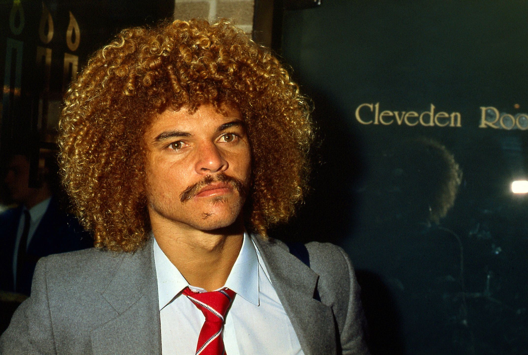 Carlos Valderrama Columbia football player May 1988
