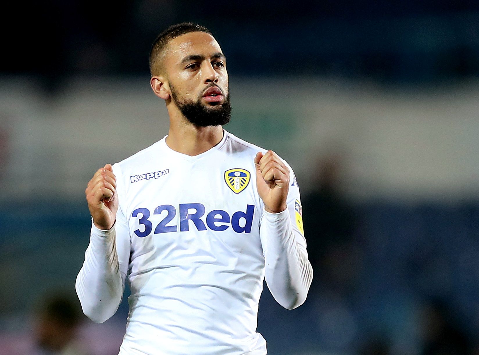 Soccer Football - Championship - Leeds United v Reading - Elland Road, Leeds, Britain - November 27, 2018   Leeds United's Kemar Roofe celebrates after the match    Action Images/John Clifton    EDITORIAL USE ONLY. No use with unauthorized audio, video, data, fixture lists, club/league logos or 