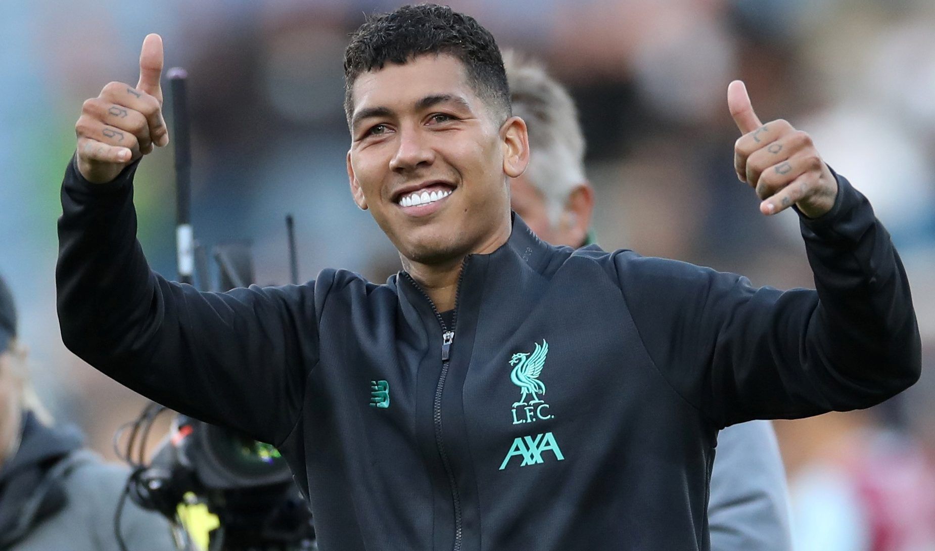Soccer Football - Premier League - Burnley v Liverpool - Turf Moor, Burnley, Britain - August 31, 2019  Liverpool's Roberto Firmino celebrates after the match   Action Images via Reuters/Carl Recine  EDITORIAL USE ONLY. No use with unauthorized audio, video, data, fixture lists, club/league logos or 