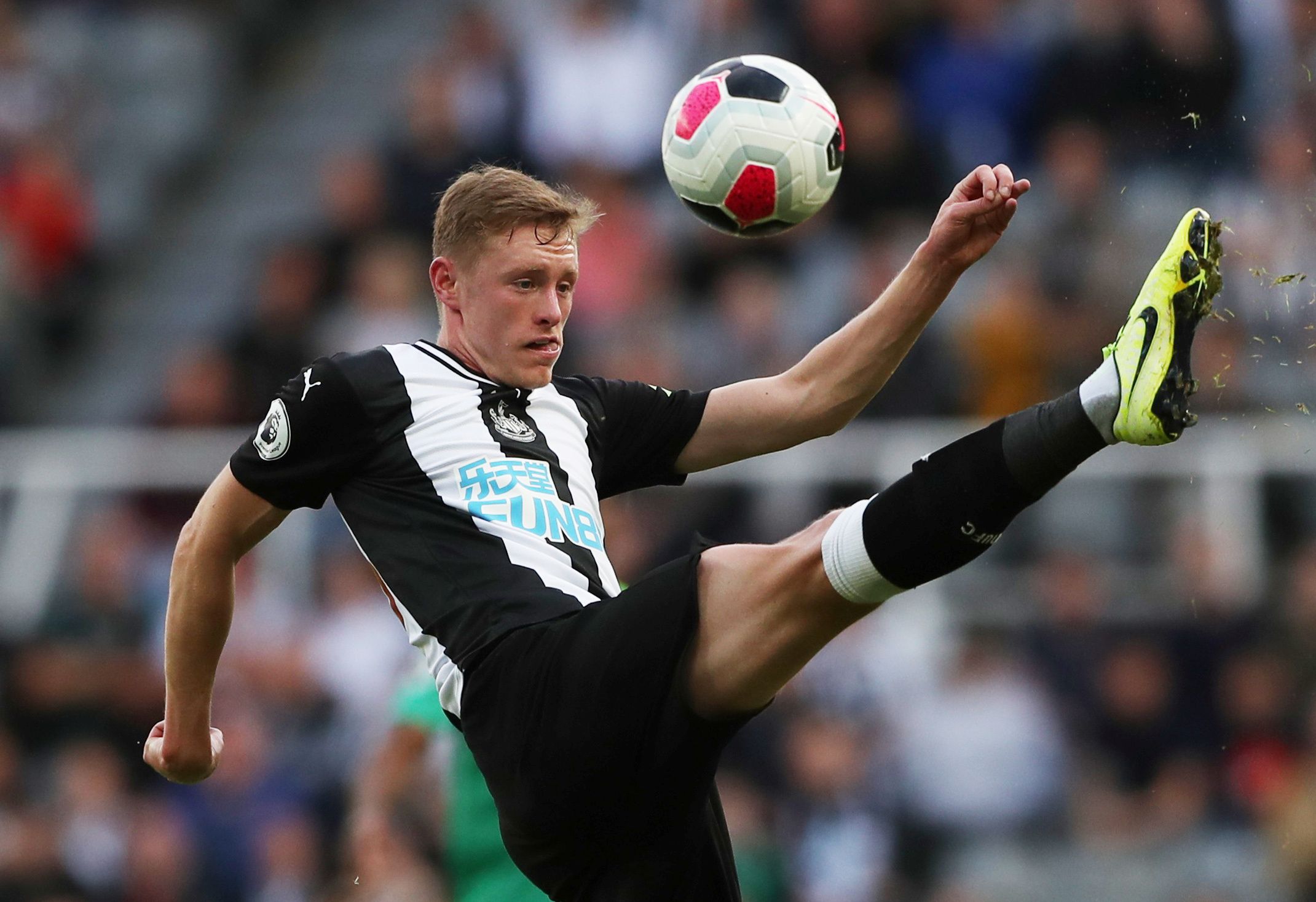 Soccer Football - Premier League - Newcastle United v Watford - St James' Park, Newcastle, Britain - August 31, 2019  Newcastle United's Sean Longstaff in action  REUTERS/Scott Heppell  EDITORIAL USE ONLY. No use with unauthorized audio, video, data, fixture lists, club/league logos or 