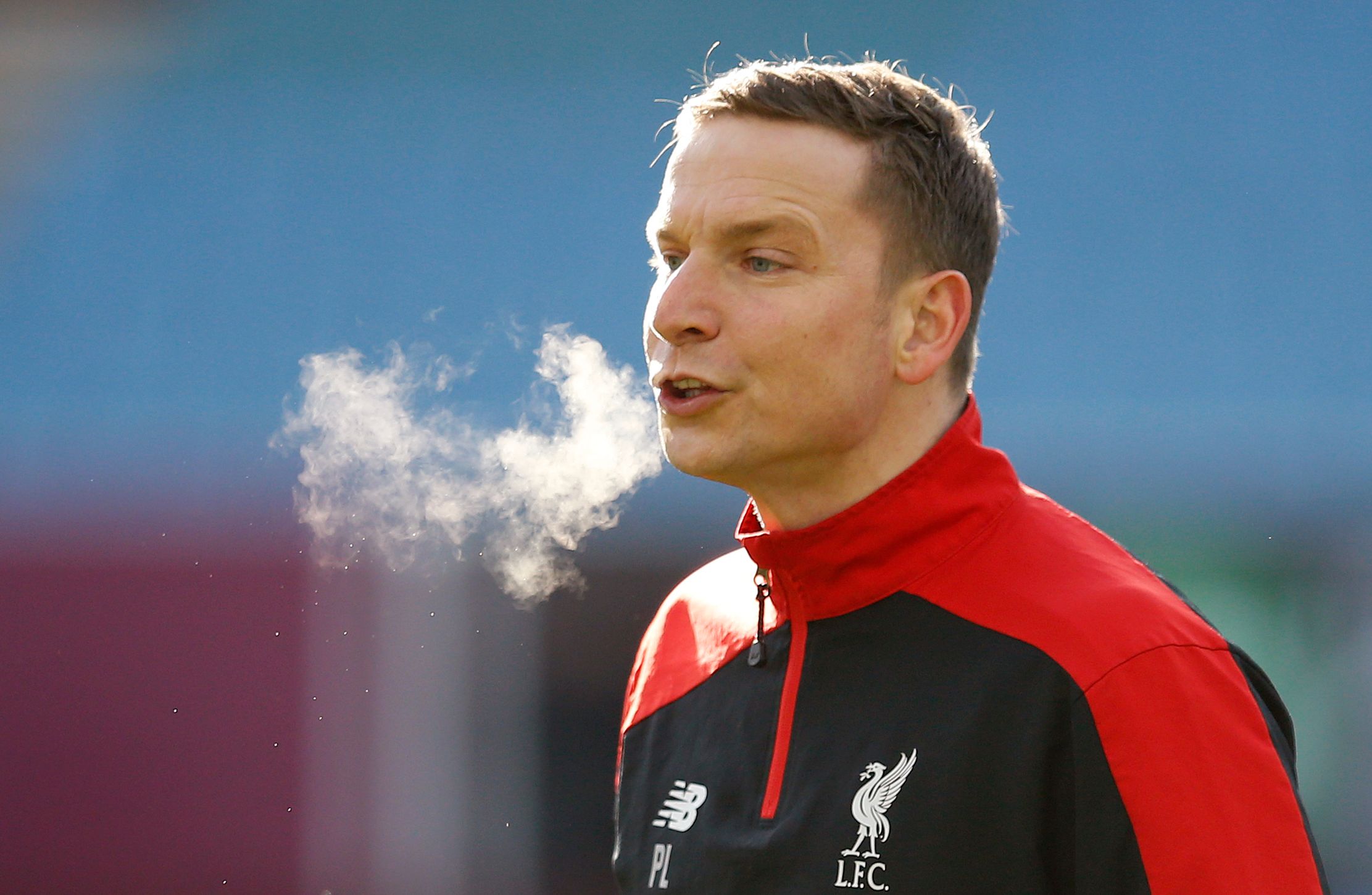 Football Soccer - Aston Villa v Liverpool - Barclays Premier League - Villa Park - 14/2/16 
Liverpool first team development coach Pepijn Lijnders before the game 
Reuters / Phil Noble 
Livepic 
EDITORIAL USE ONLY. No use with unauthorized audio, video, data, fixture lists, club/league logos or 